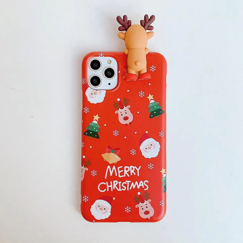 3D Christmas Reindeer Case - Kim’s Signature Beauty & Accessories    (Store description)