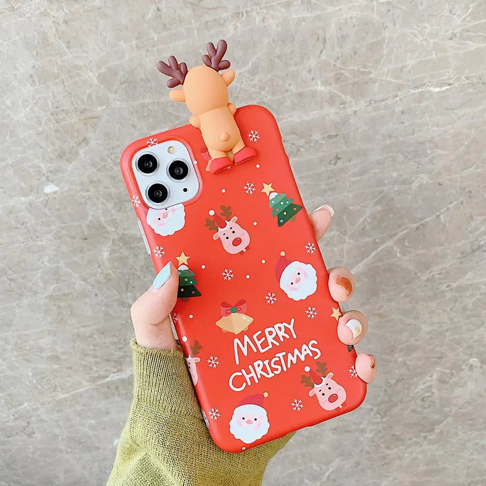 3D Christmas Reindeer Case - Kim’s Signature Beauty & Accessories    (Store description)