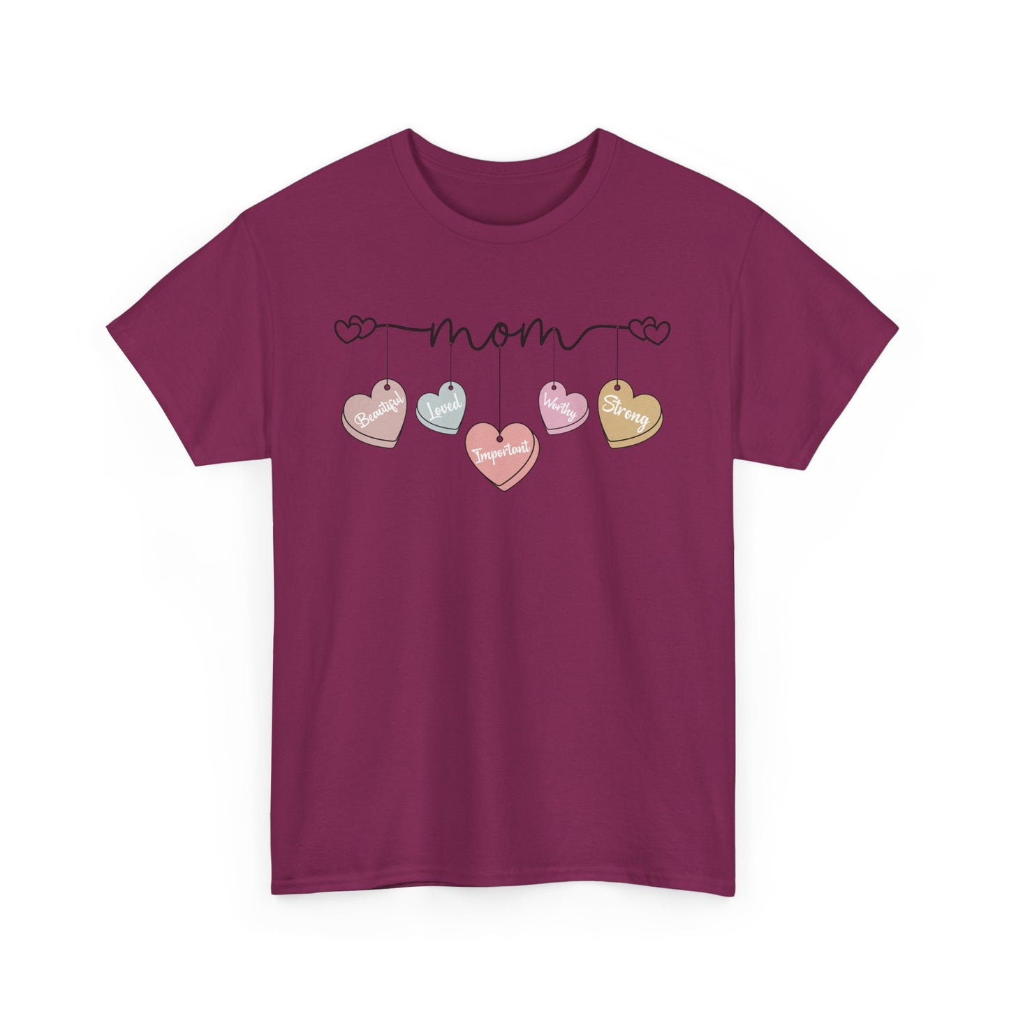 Mom, Candy Heart Tee