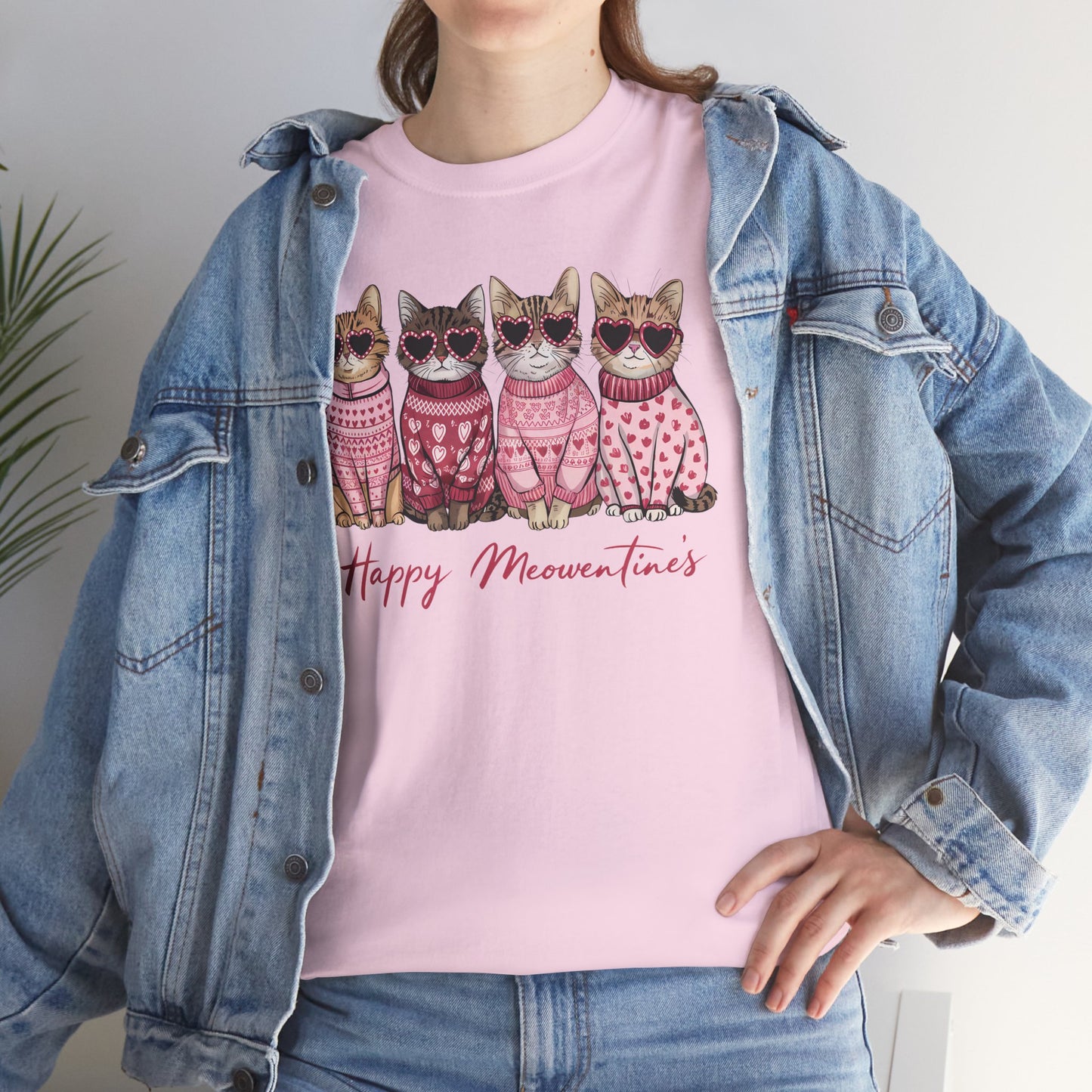 Happy Meowentine's Cotton Tee