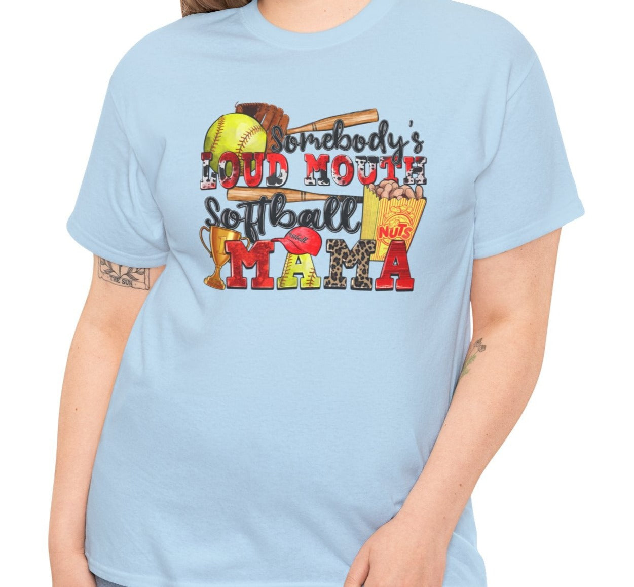 Somebody's Loud Mouth Softball Mama Tee - Kim’s Signature Beauty & Accessories    (Store description)