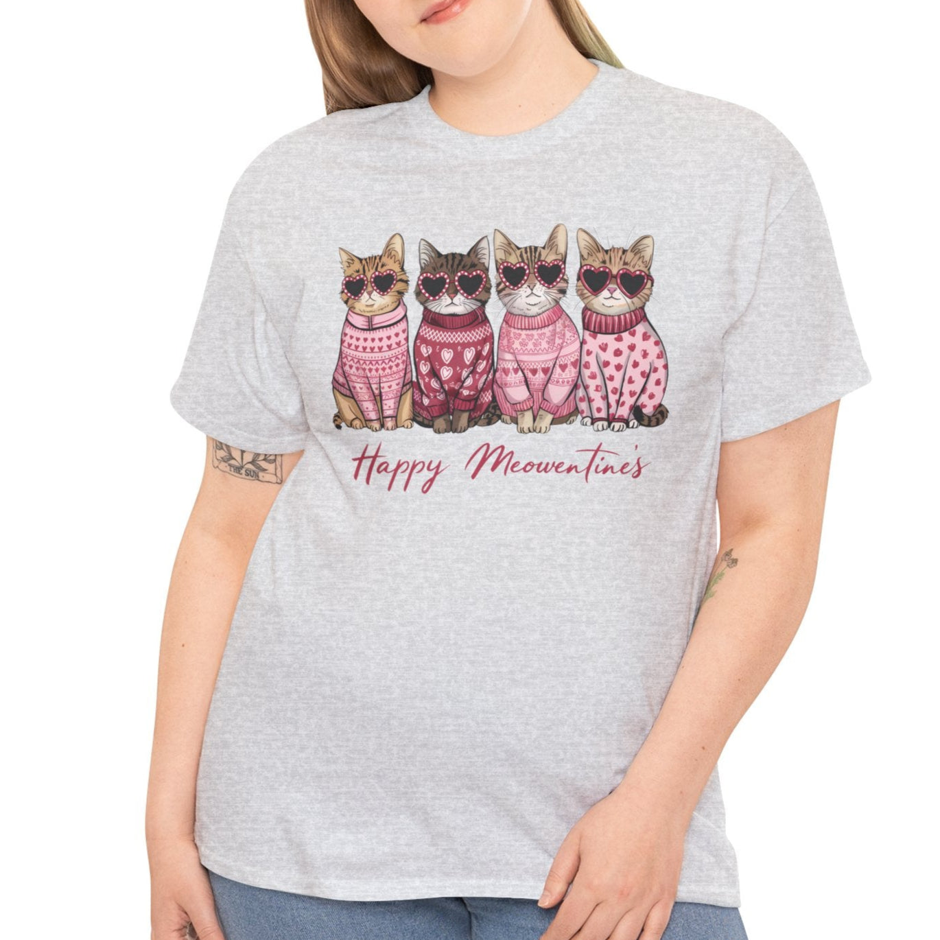 Happy Meowentine's Cotton Tee