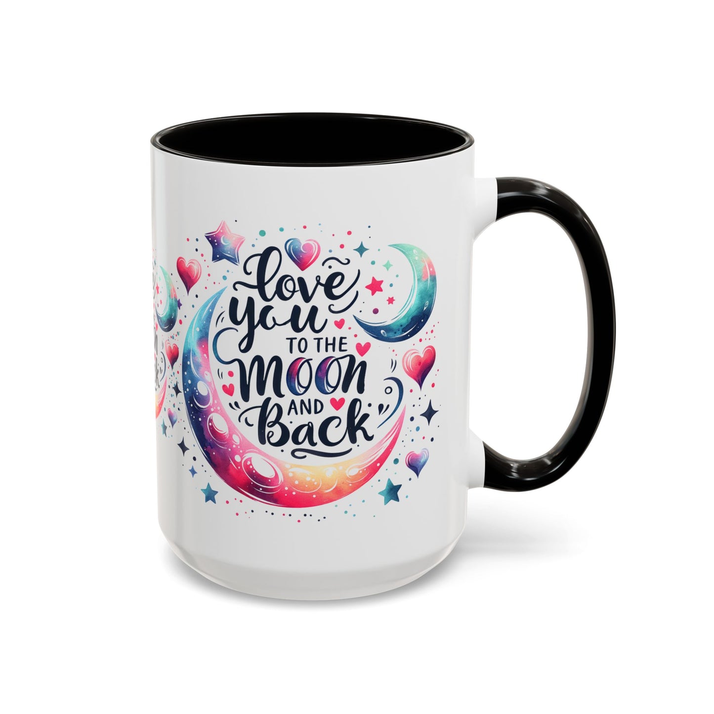 Love You to the Moon Colorful Mugs (11oz, 15oz)