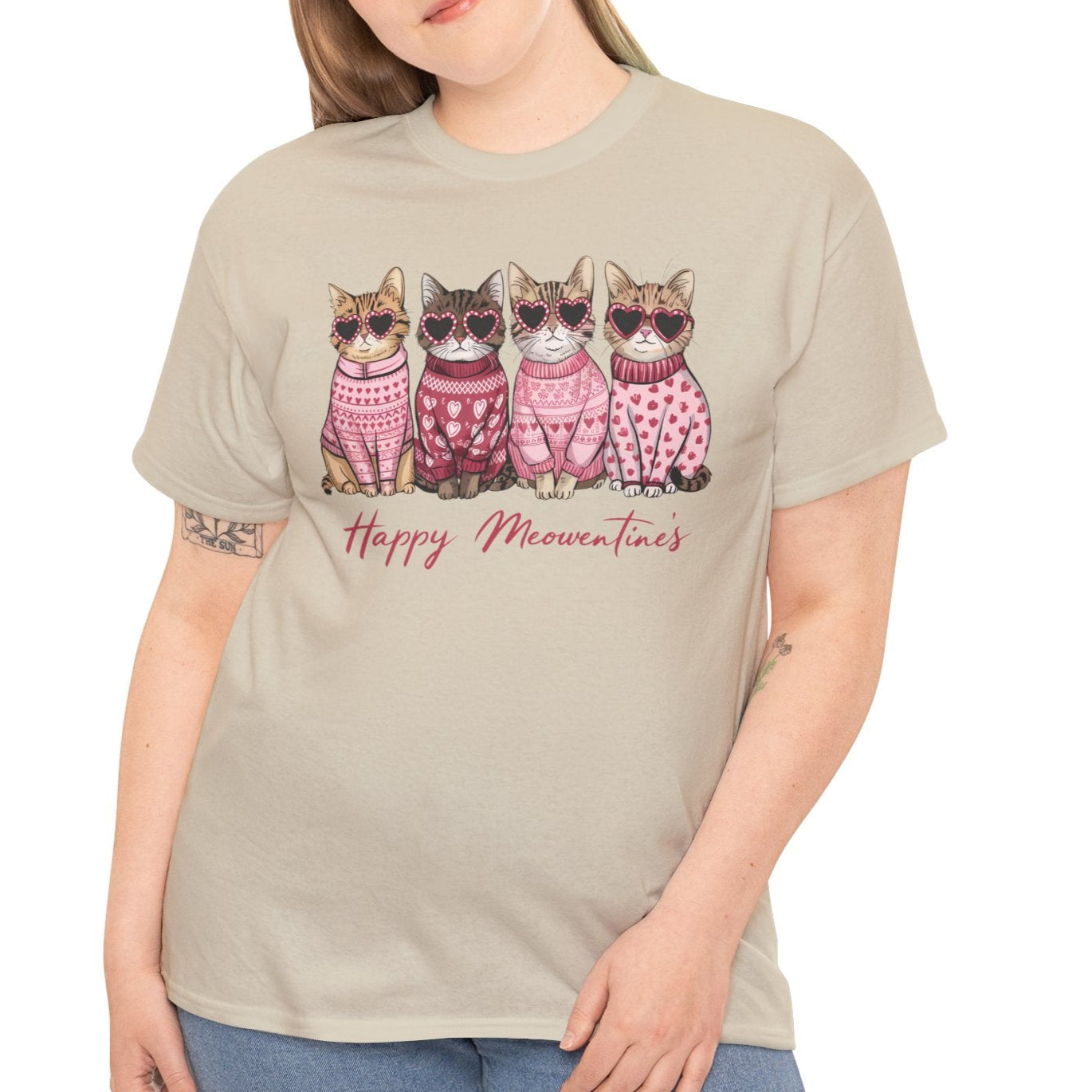 Happy Meowentine's Cotton Tee