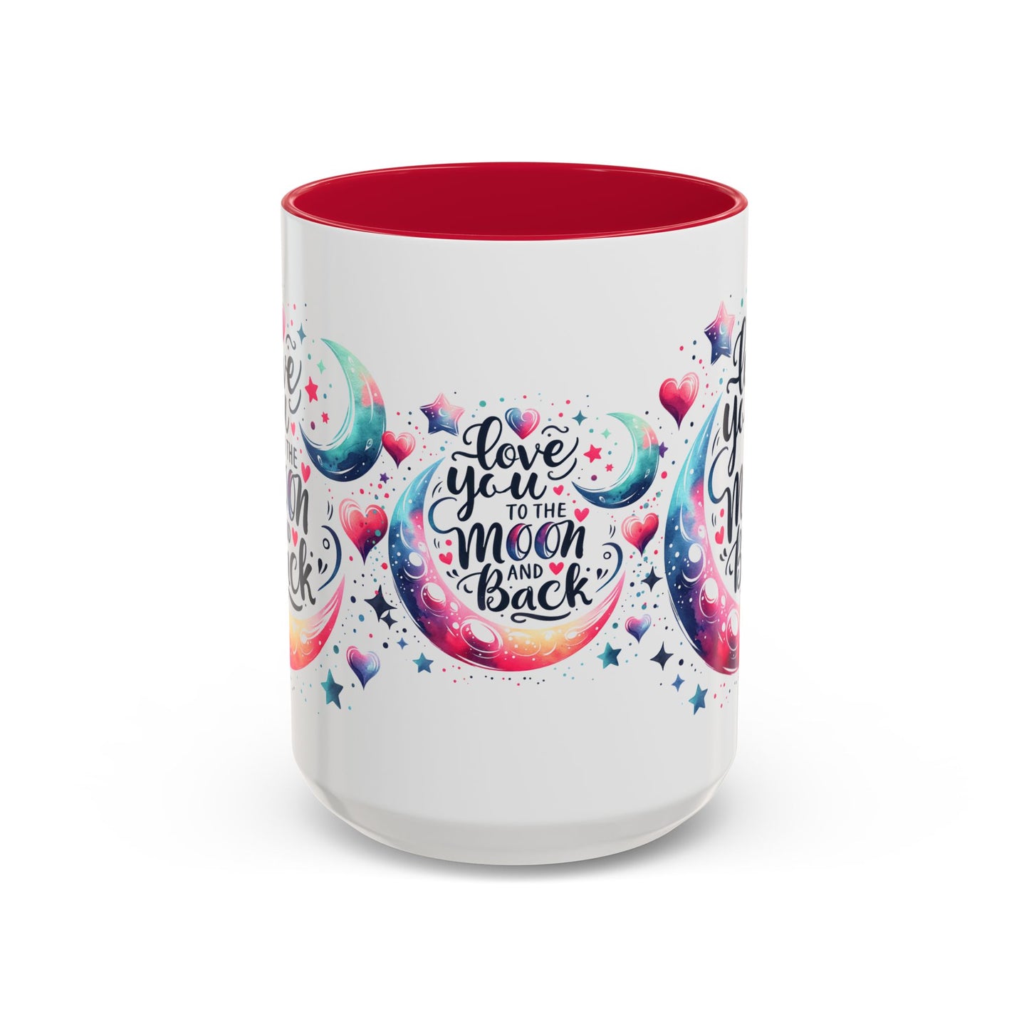 Love You to the Moon Colorful Mugs (11oz, 15oz)