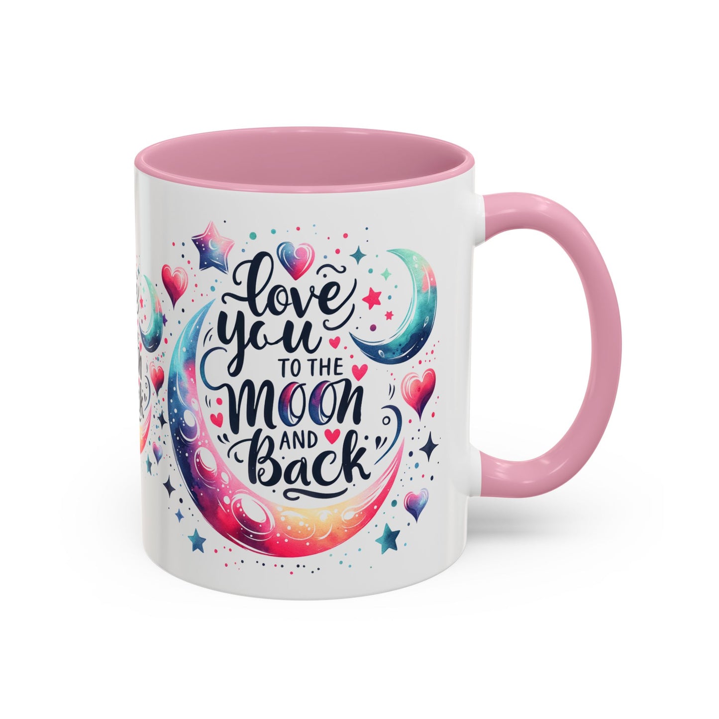 Love You to the Moon Colorful Mugs (11oz, 15oz)