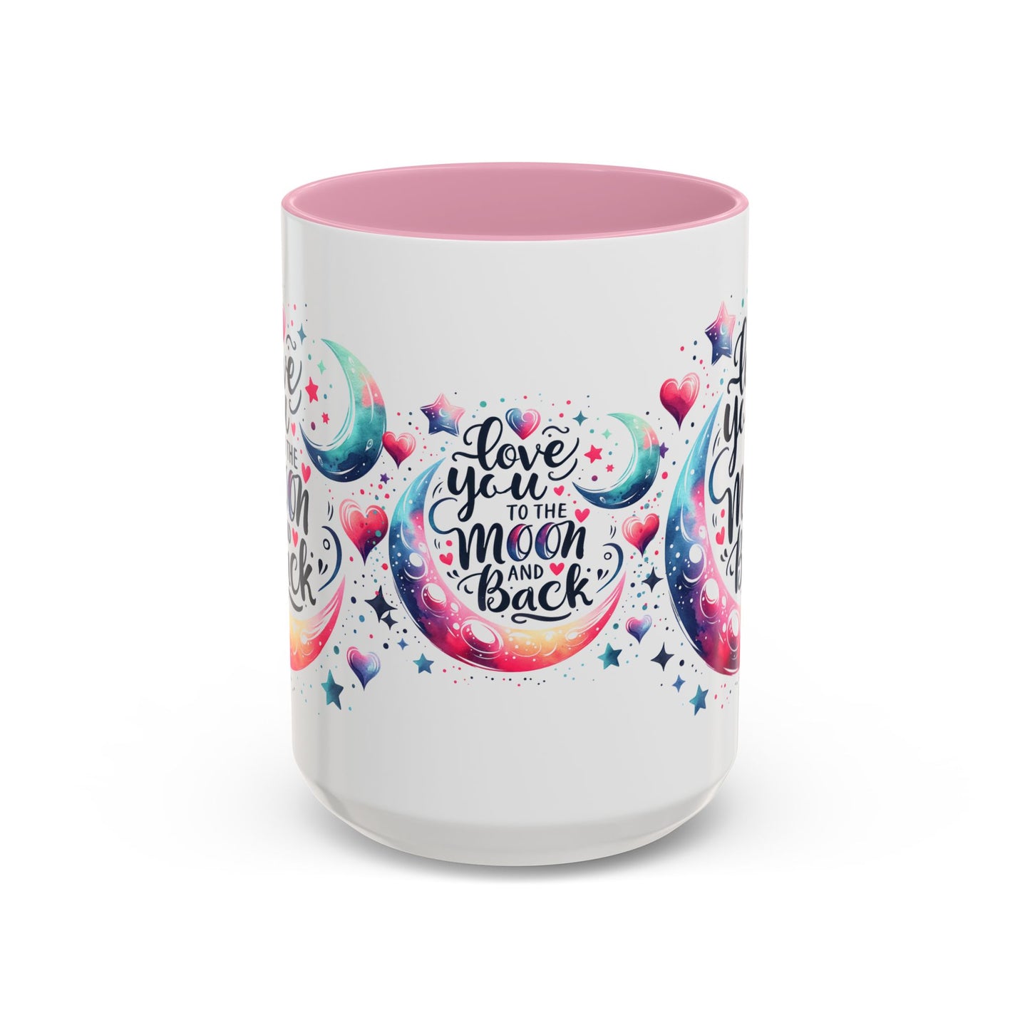 Love You to the Moon Colorful Mugs (11oz, 15oz)