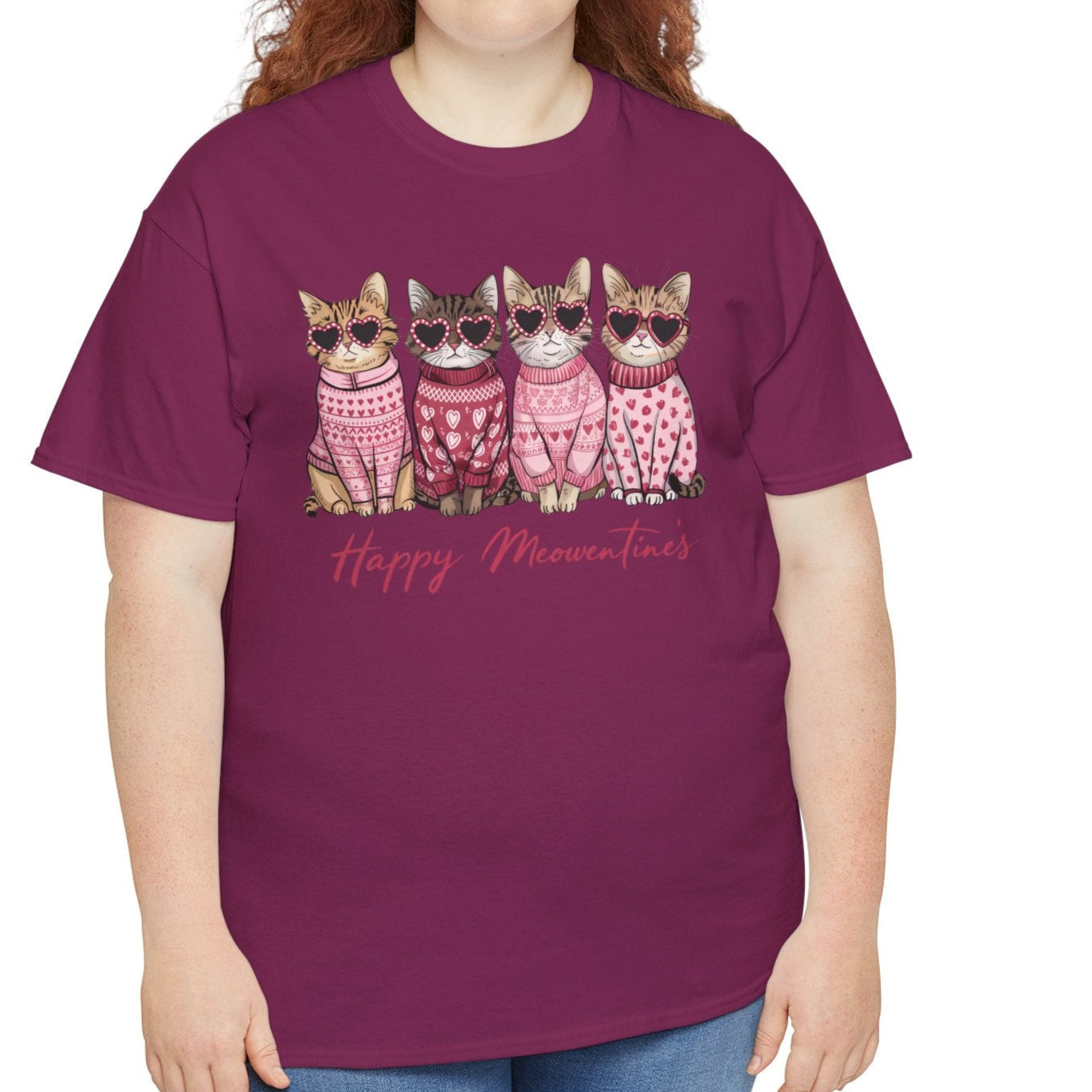 Happy Meowentine's Cotton Tee