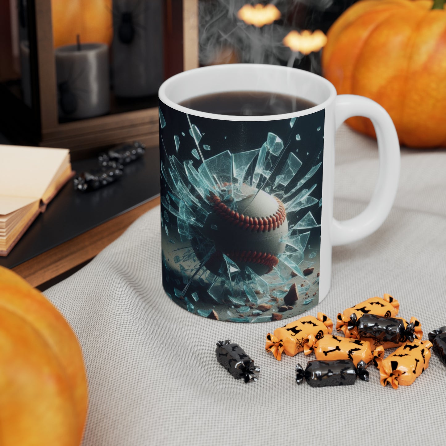 Glass Breaking Baseball  3D Mug, 11oz - Kim’s Signature Beauty & Accessories    (Store description)