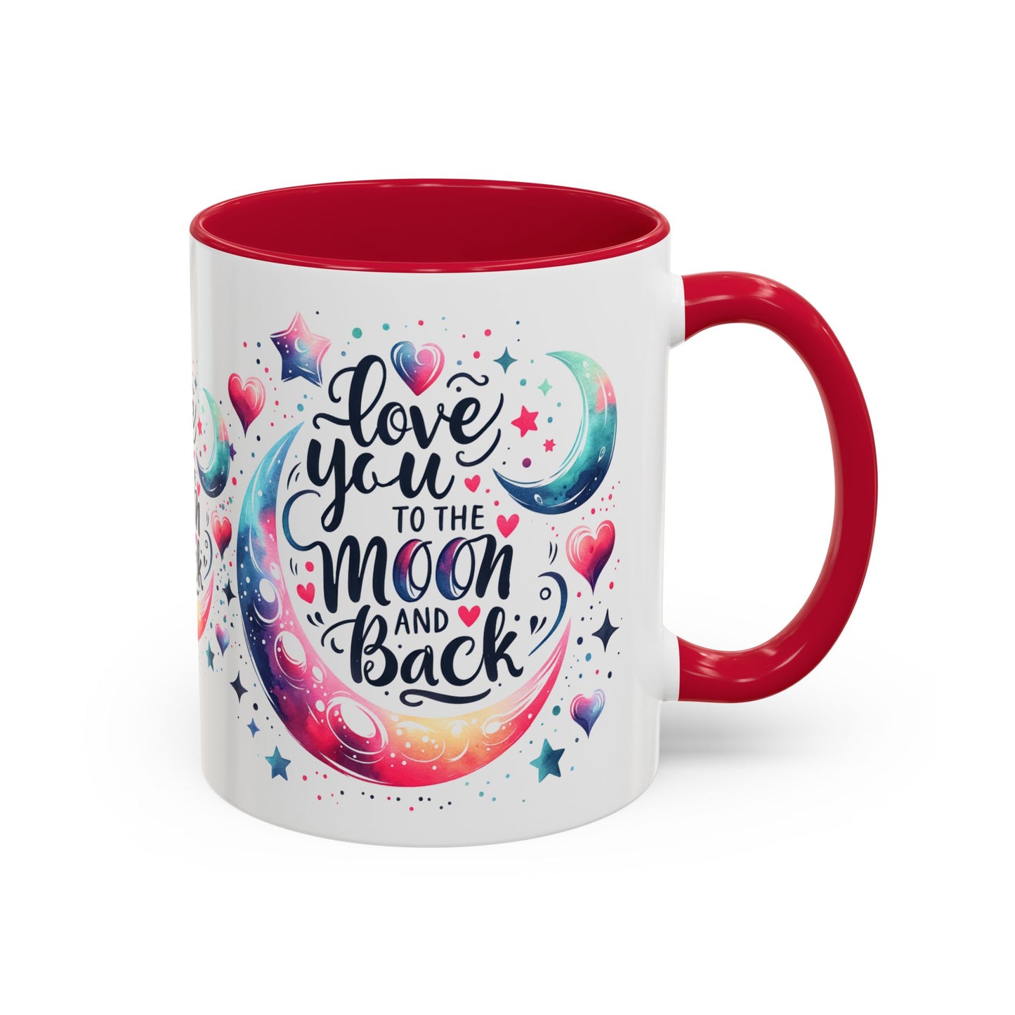 Love You to the Moon Colorful Mugs (11oz, 15oz)