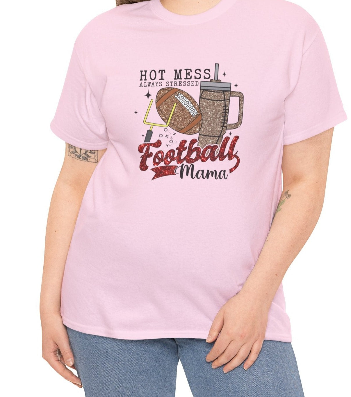 Hot Mess Football Mama Tee - Kim’s Signature Beauty & Accessories    (Store description)