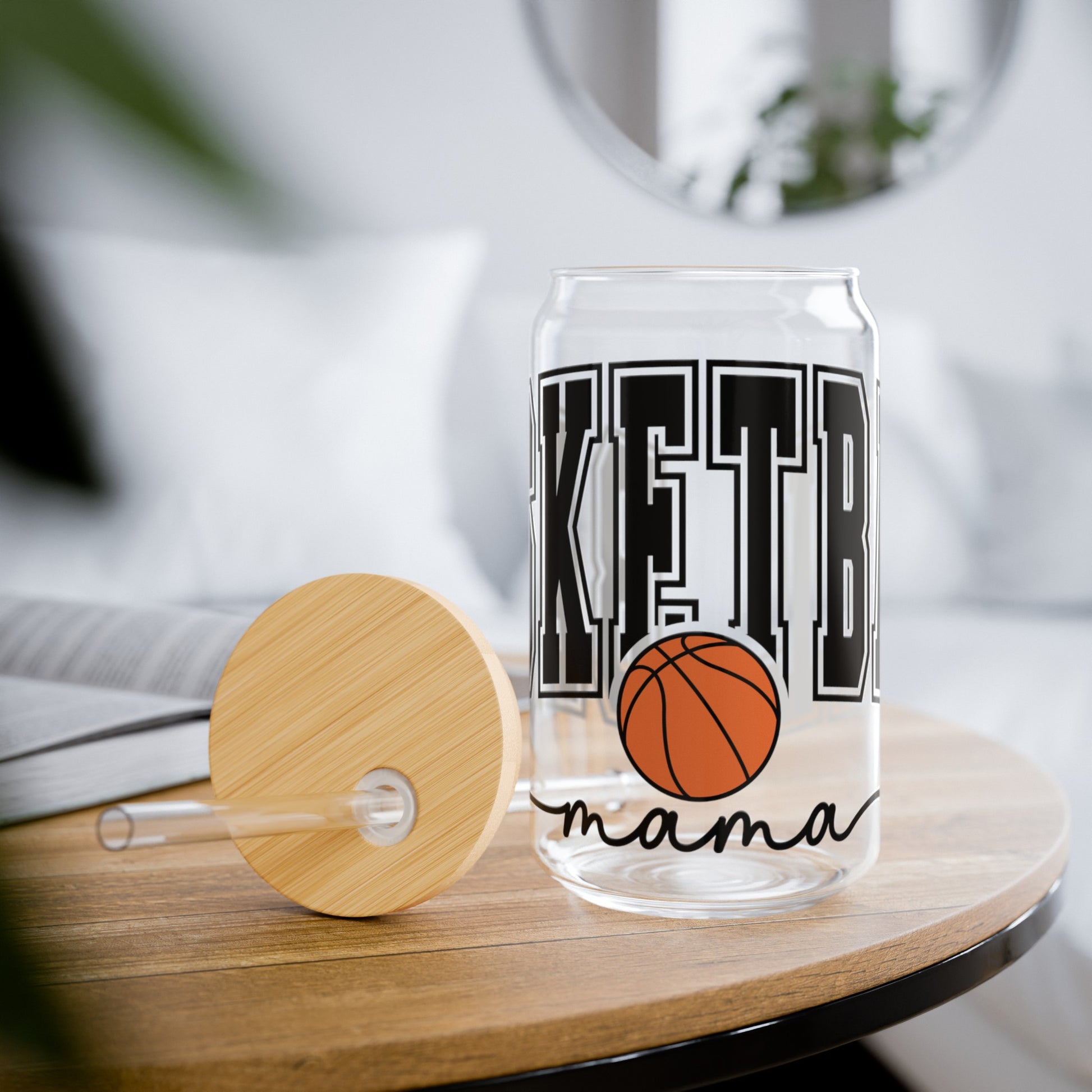 Basketball Mama | Sipper Glass, 16oz - Kim’s Signature Beauty & Accessories    (Store description)