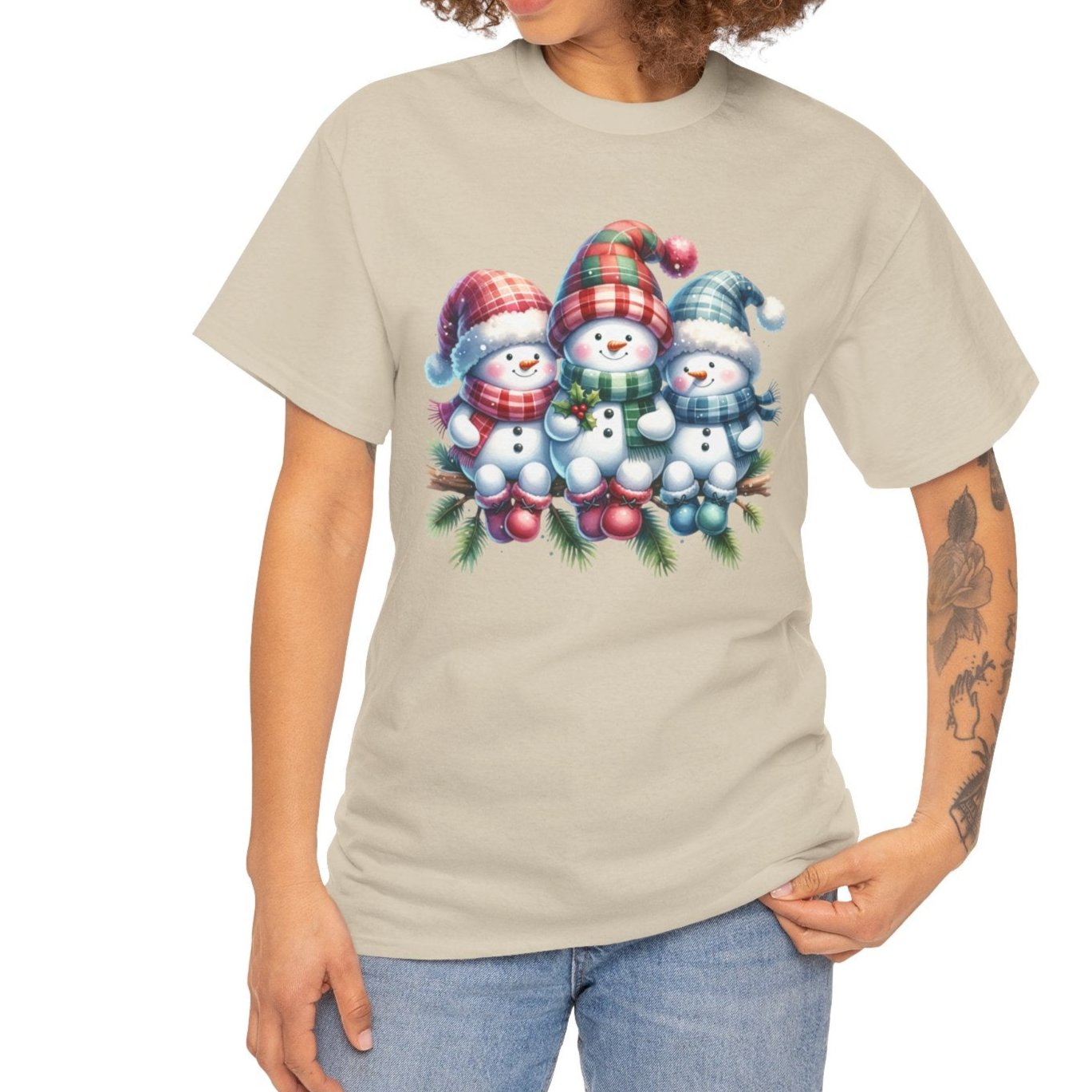 Snowman Trio Tee - Kim’s Signature Beauty & Accessories    (Store description)