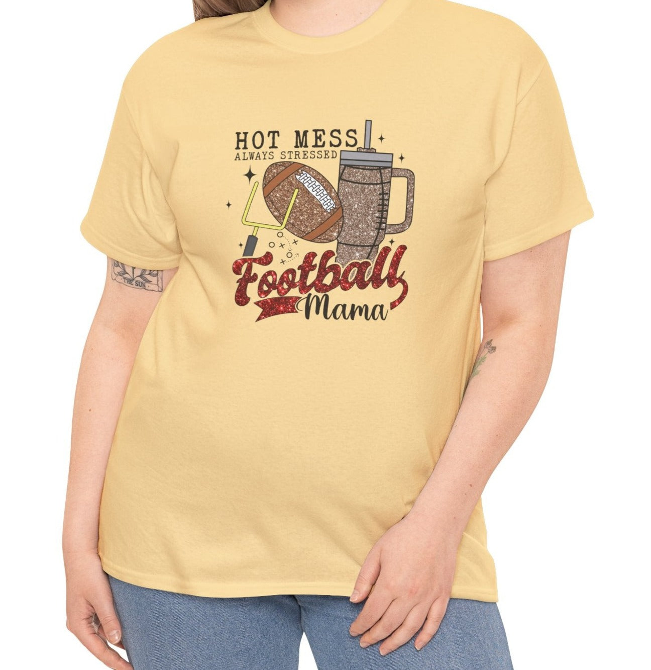 Hot Mess Football Mama Tee - Kim’s Signature Beauty & Accessories    (Store description)