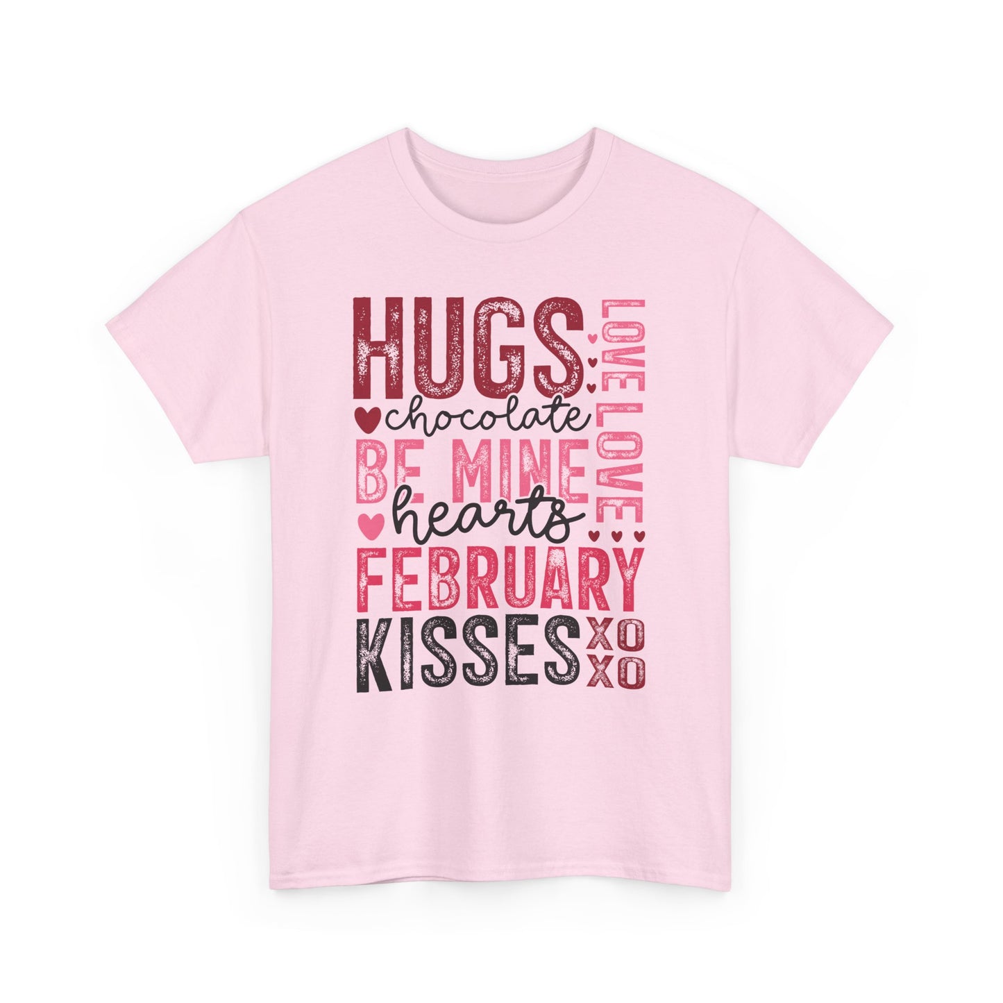 Hearts, February, Love Kisses Tee