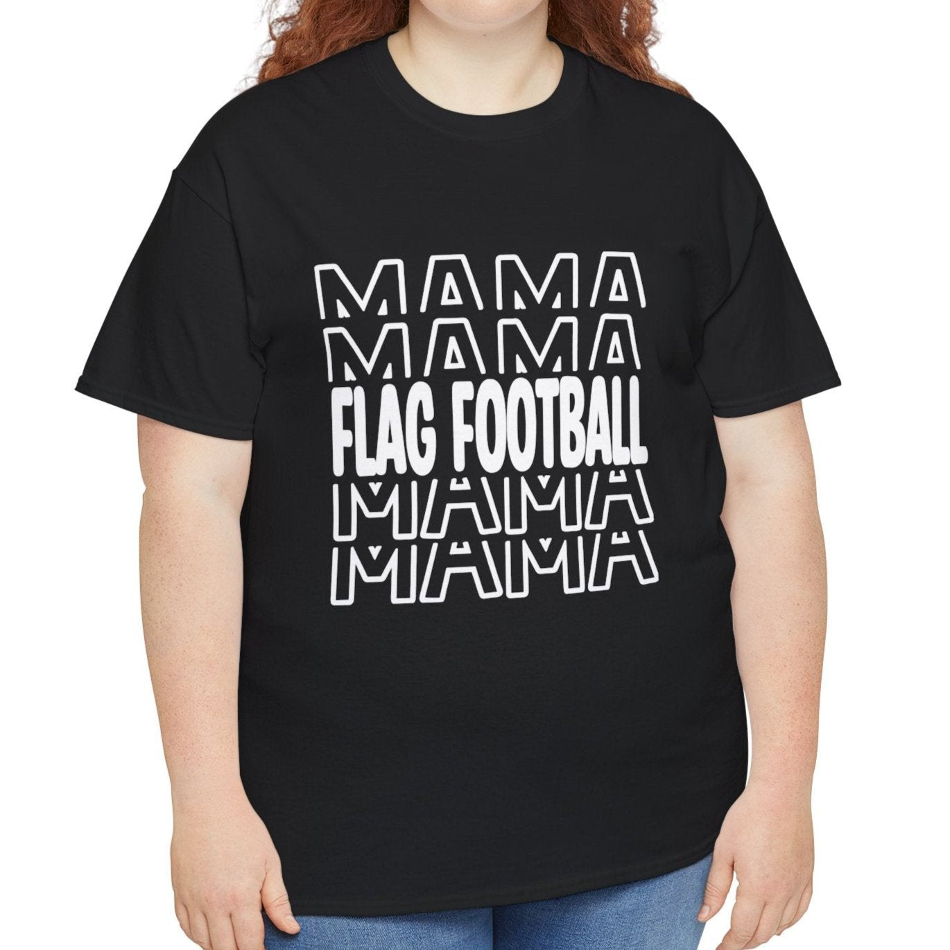 Flag Football Mama Cotton Tee - Kim’s Signature Beauty & Accessories    (Store description)