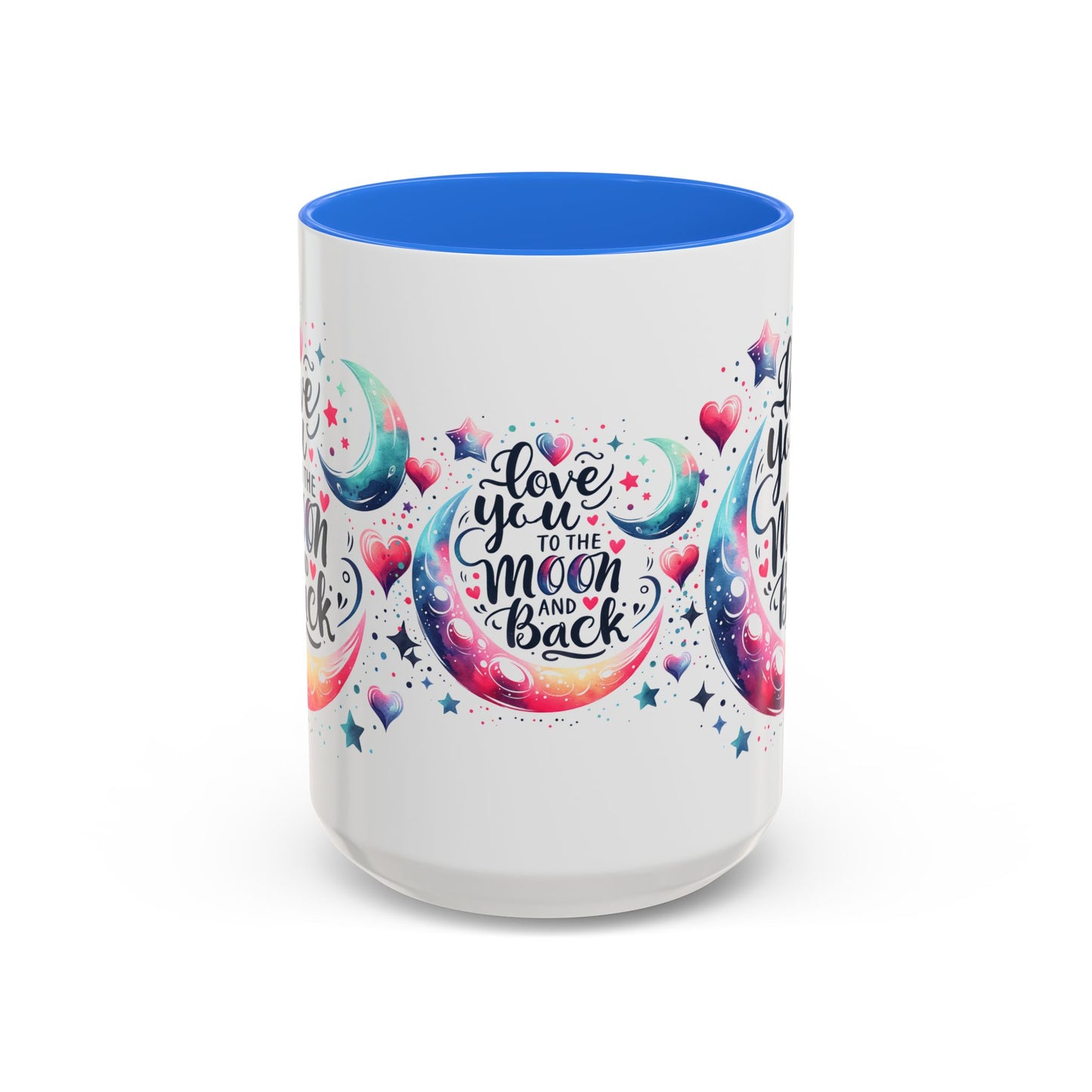 Love You to the Moon Colorful Mugs (11oz, 15oz)