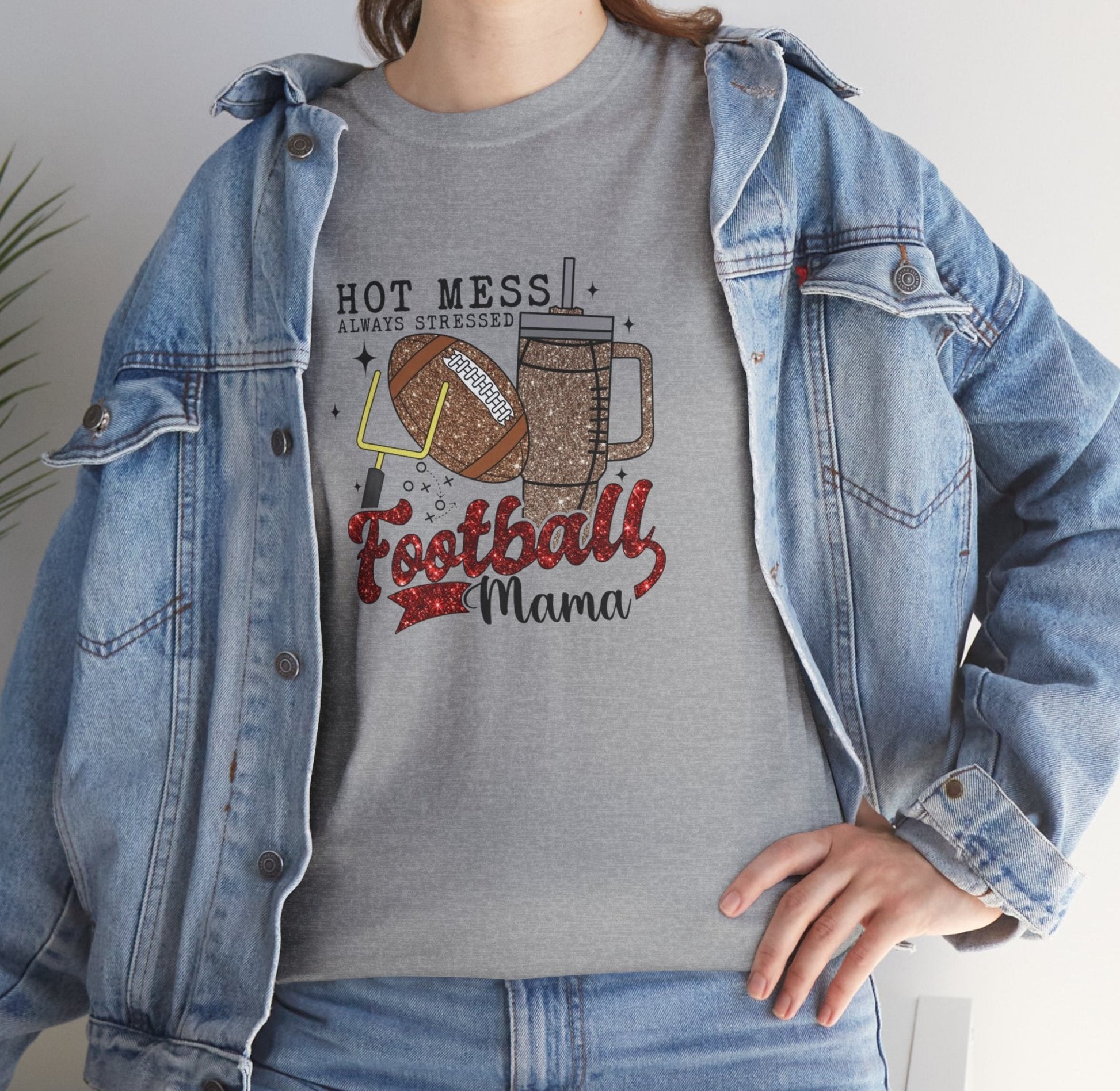 Hot Mess Football Mama Tee - Kim’s Signature Beauty & Accessories    (Store description)