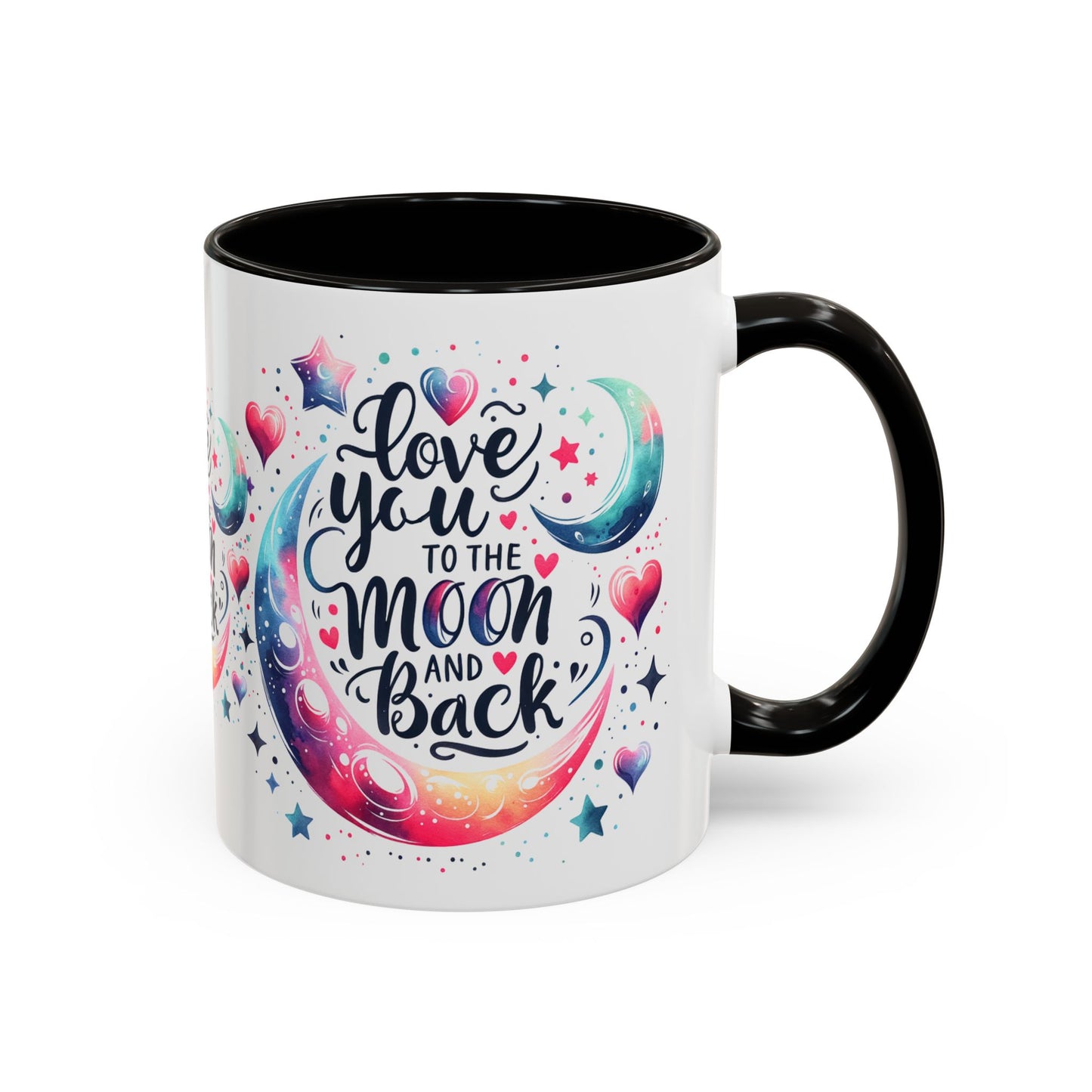 Love You to the Moon Colorful Mugs (11oz, 15oz)