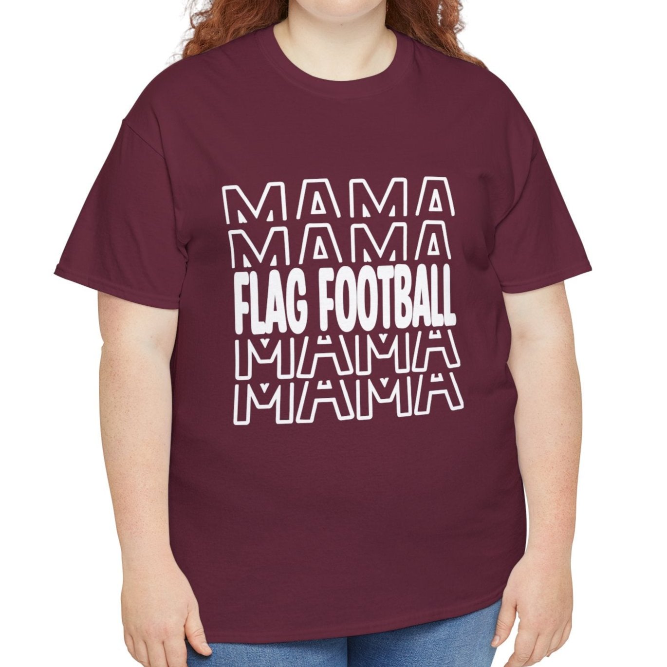 Flag Football Mama Cotton Tee - Kim’s Signature Beauty & Accessories    (Store description)