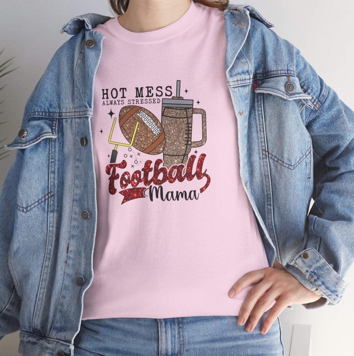 Hot Mess Football Mama Tee - Kim’s Signature Beauty & Accessories    (Store description)