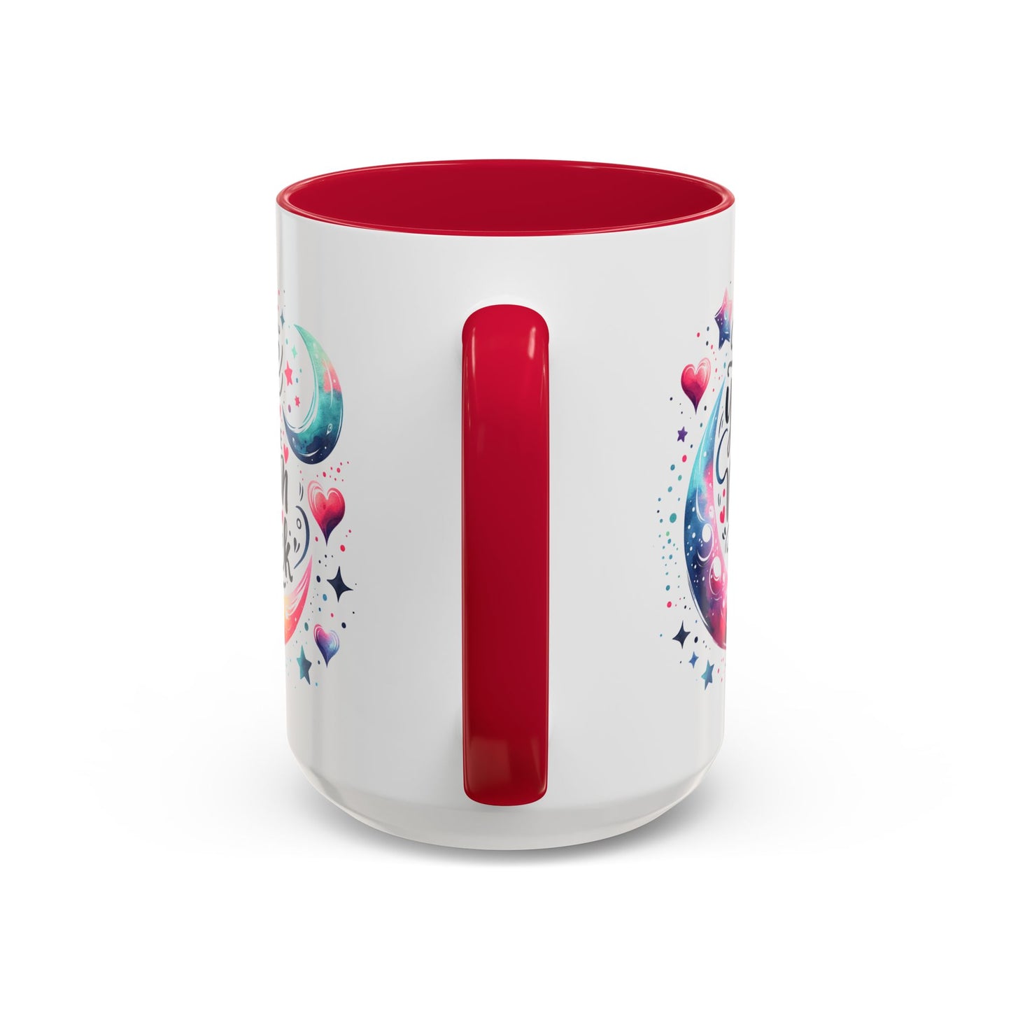 Love You to the Moon Colorful Mugs (11oz, 15oz)