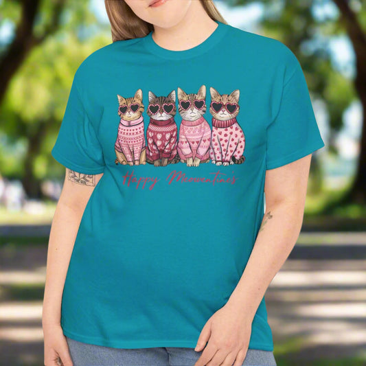 Happy Meowentine's Cotton Tee