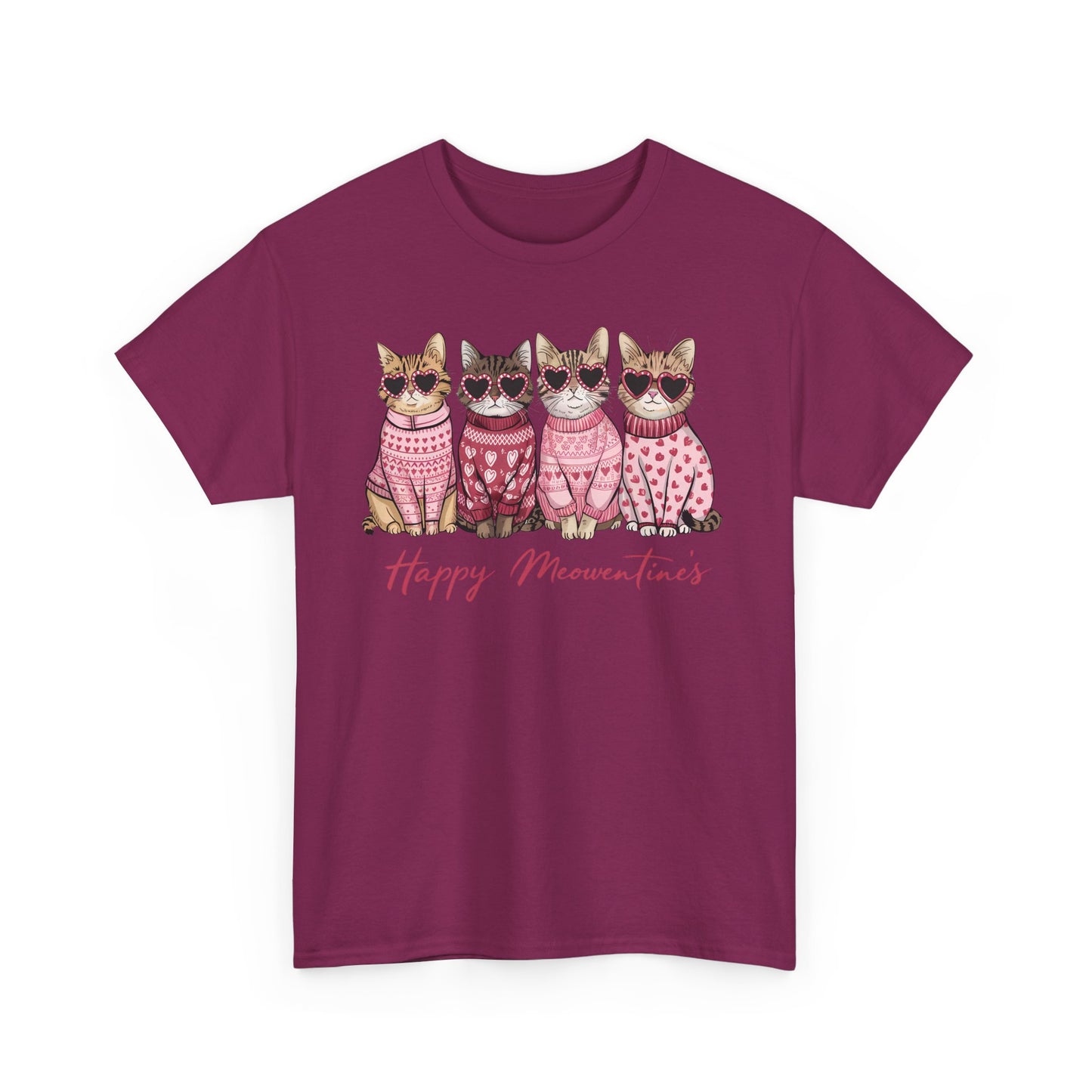 Happy Meowentine's Cotton Tee