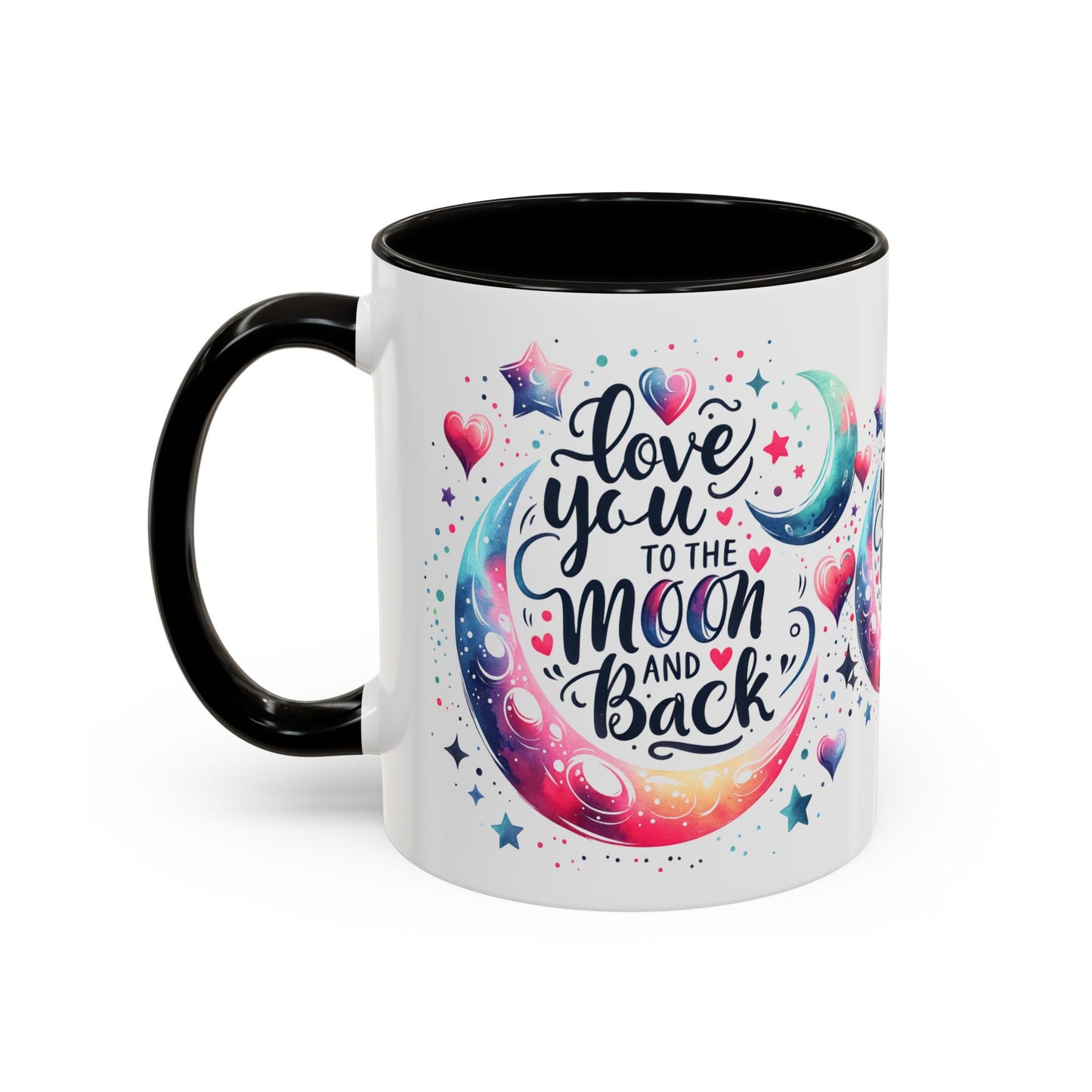 Love You to the Moon Colorful Mugs (11oz, 15oz)