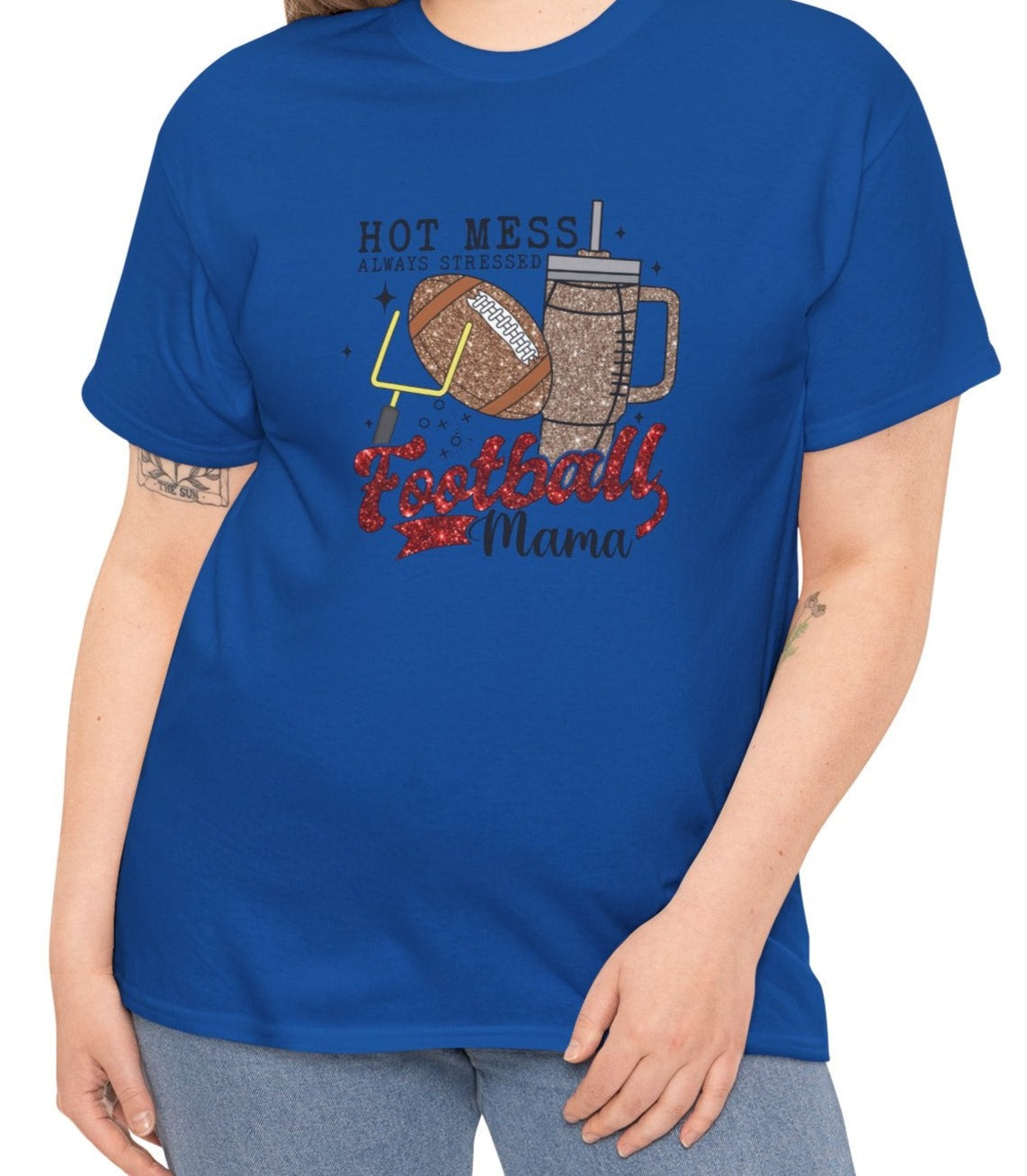 Hot Mess Football Mama Tee - Kim’s Signature Beauty & Accessories    (Store description)