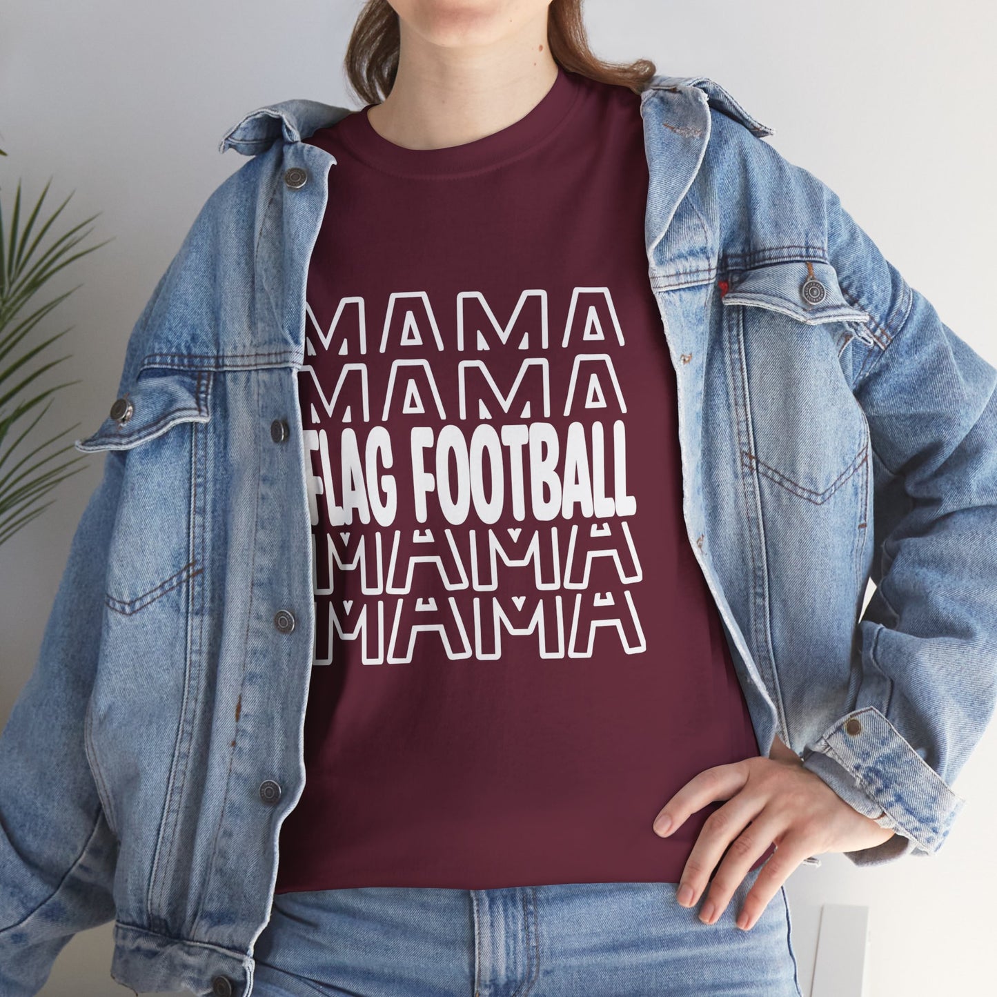 Flag Football Mama Cotton Tee - Kim’s Signature Beauty & Accessories    (Store description)