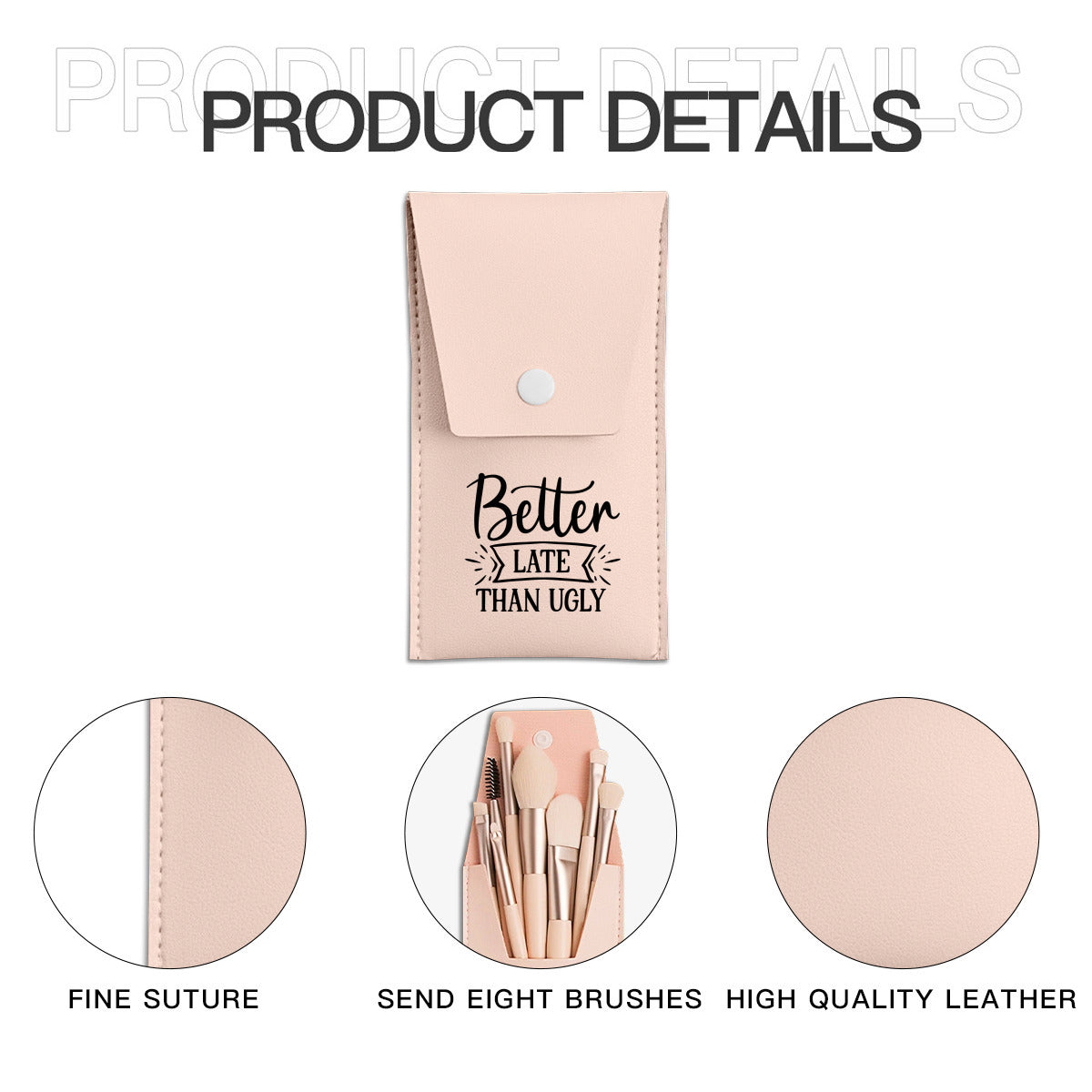 Better Late Than Ugly | Makeup Brush Set - Kim’s Signature Beauty & Accessories    (Store description)