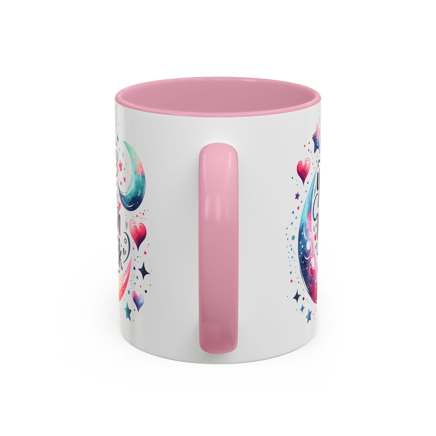 Love You to the Moon Colorful Mugs (11oz, 15oz)