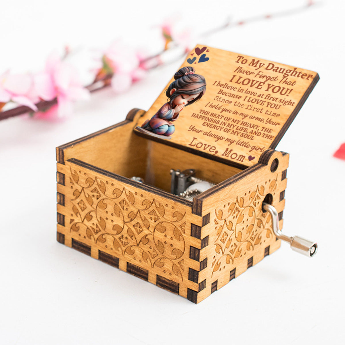 Praying Girl Message Music Box - Kim’s Signature Beauty & Accessories    (Store description)