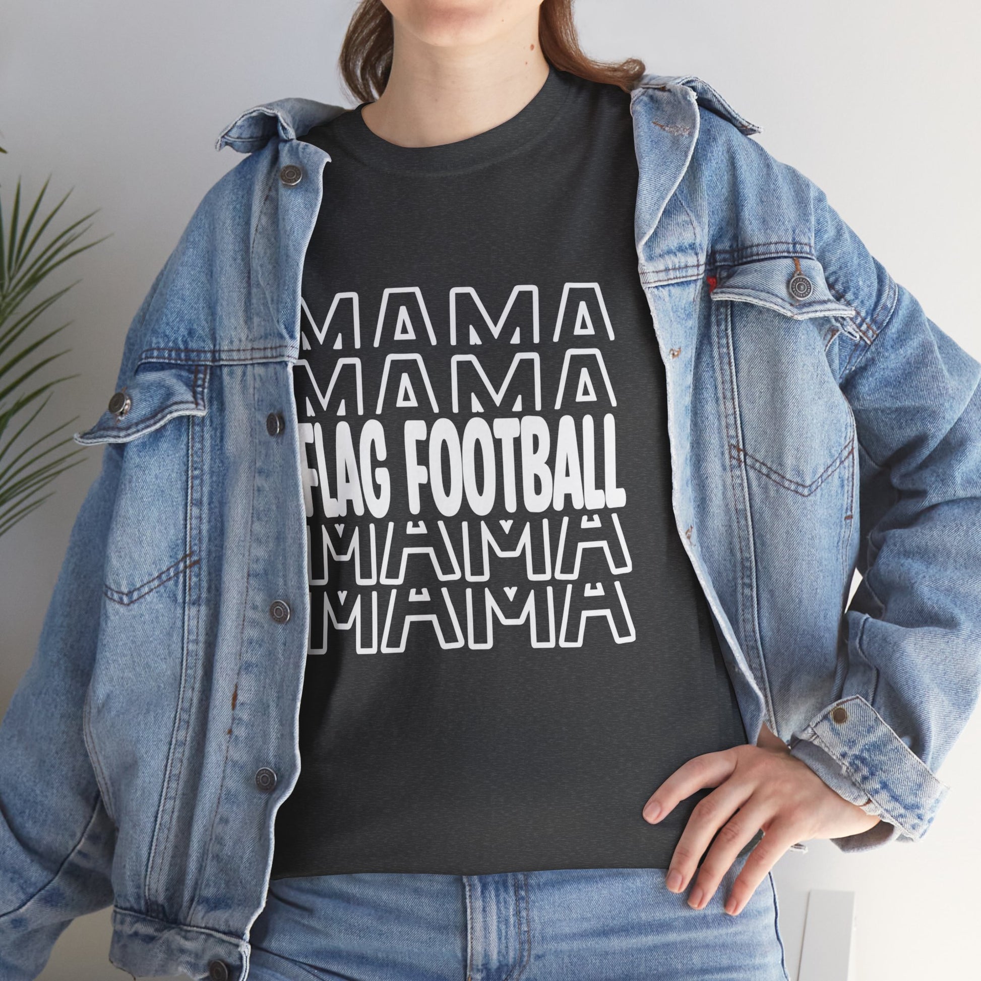 Flag Football Mama Cotton Tee - Kim’s Signature Beauty & Accessories    (Store description)