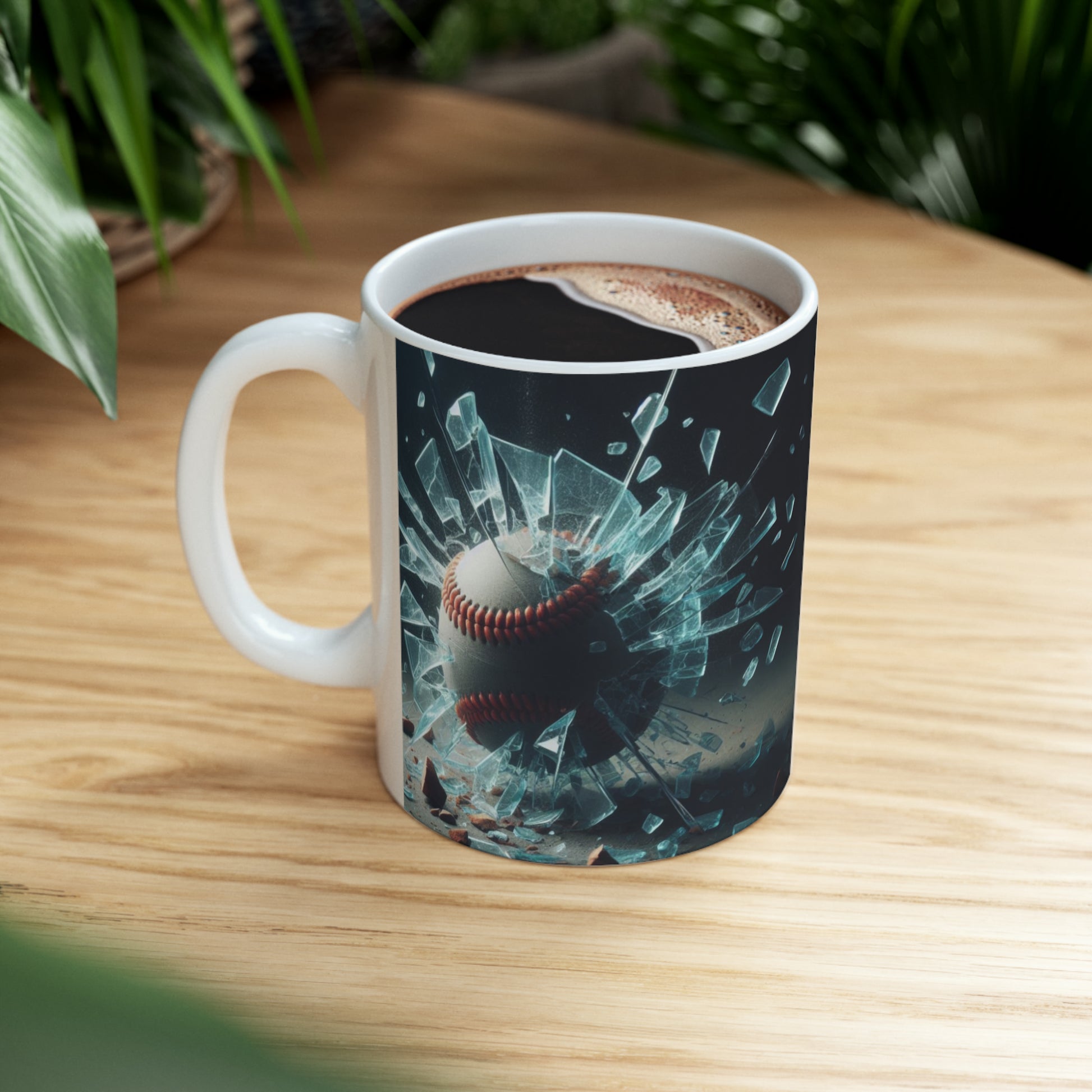 Glass Breaking Baseball  3D Mug, 11oz - Kim’s Signature Beauty & Accessories    (Store description)