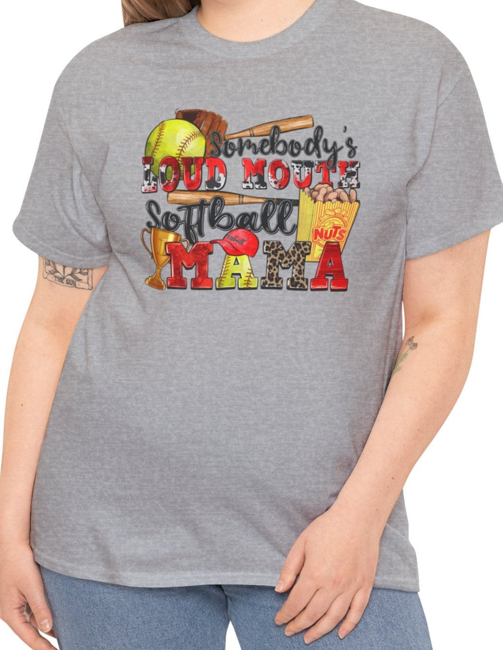 Somebody's Loud Mouth Softball Mama Tee - Kim’s Signature Beauty & Accessories    (Store description)