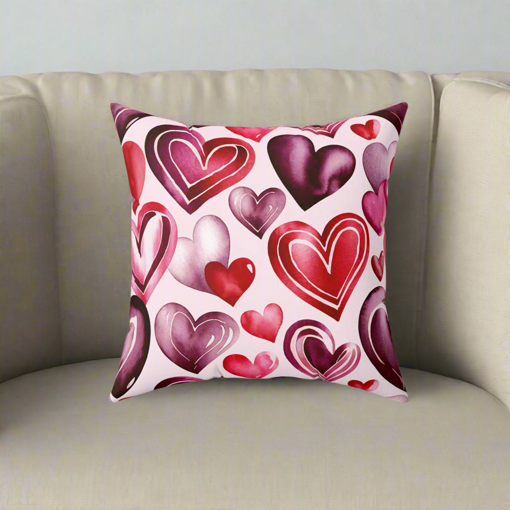 Sweetheart Symphony Decorative Pillow