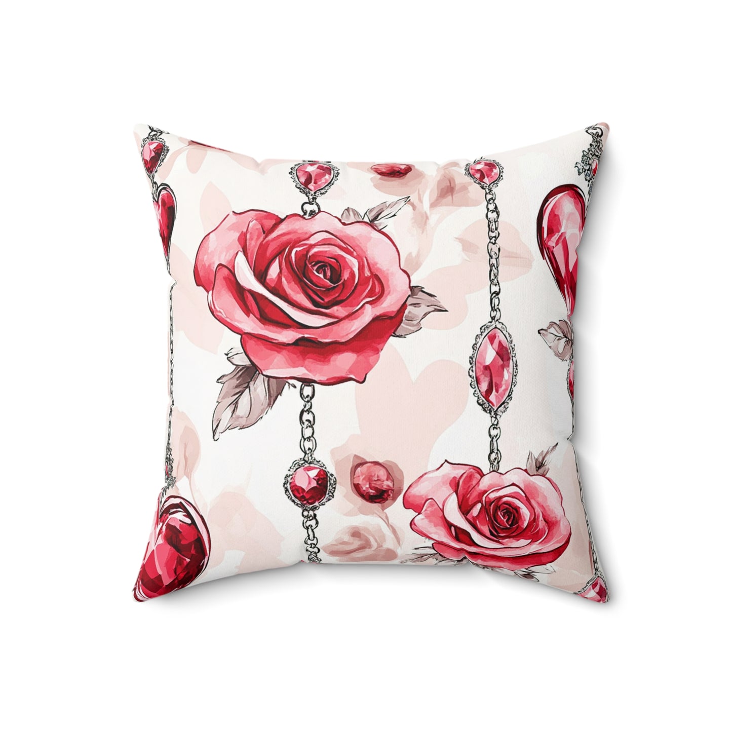 Romantic Rose Valentine Pillow