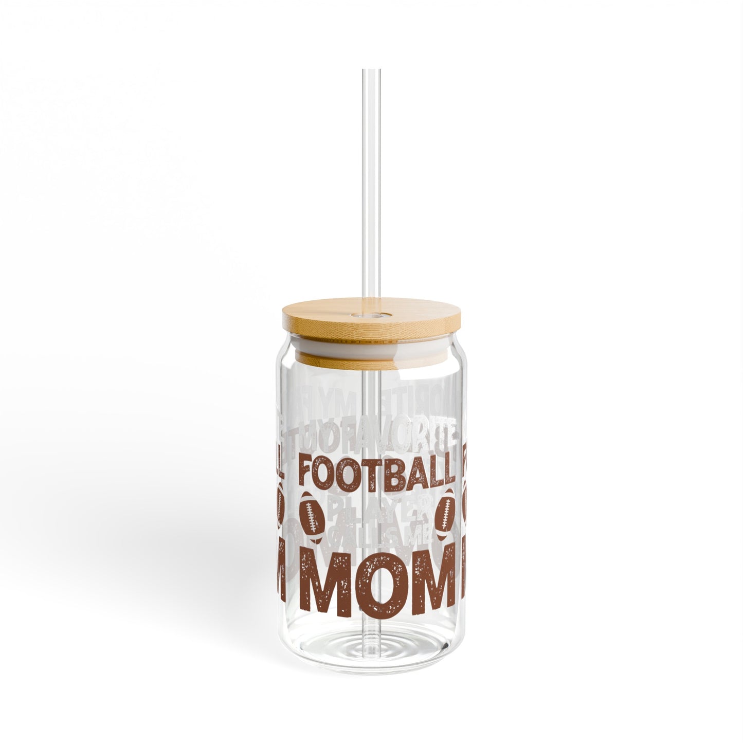 Football Mom | Sipper Glass, 16oz - Kim’s Signature Beauty & Accessories    (Store description)