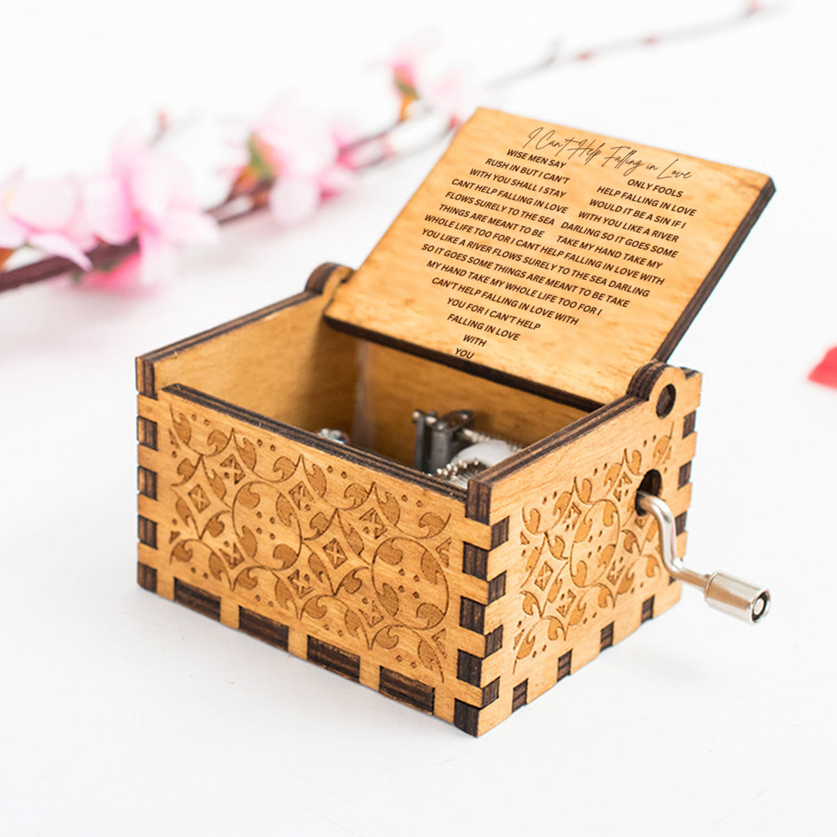 Can't Help Falling in Love Message Music Box - Kim’s Signature Beauty & Accessories    (Store description)