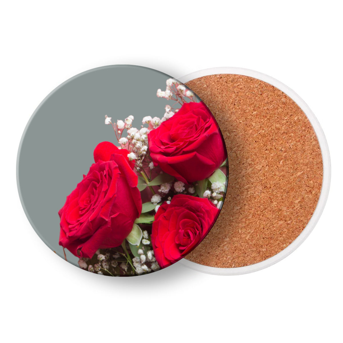 Rose Bud Round Coasters - Kim’s Signature Beauty & Accessories    (Store description)