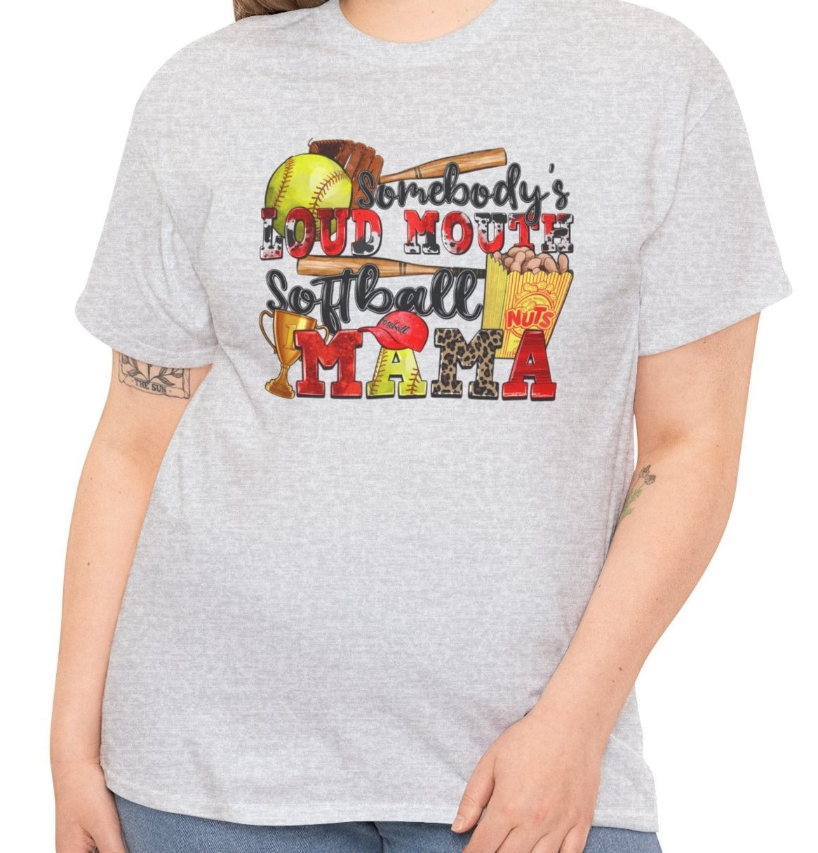 Somebody's Loud Mouth Softball Mama Tee - Kim’s Signature Beauty & Accessories    (Store description)