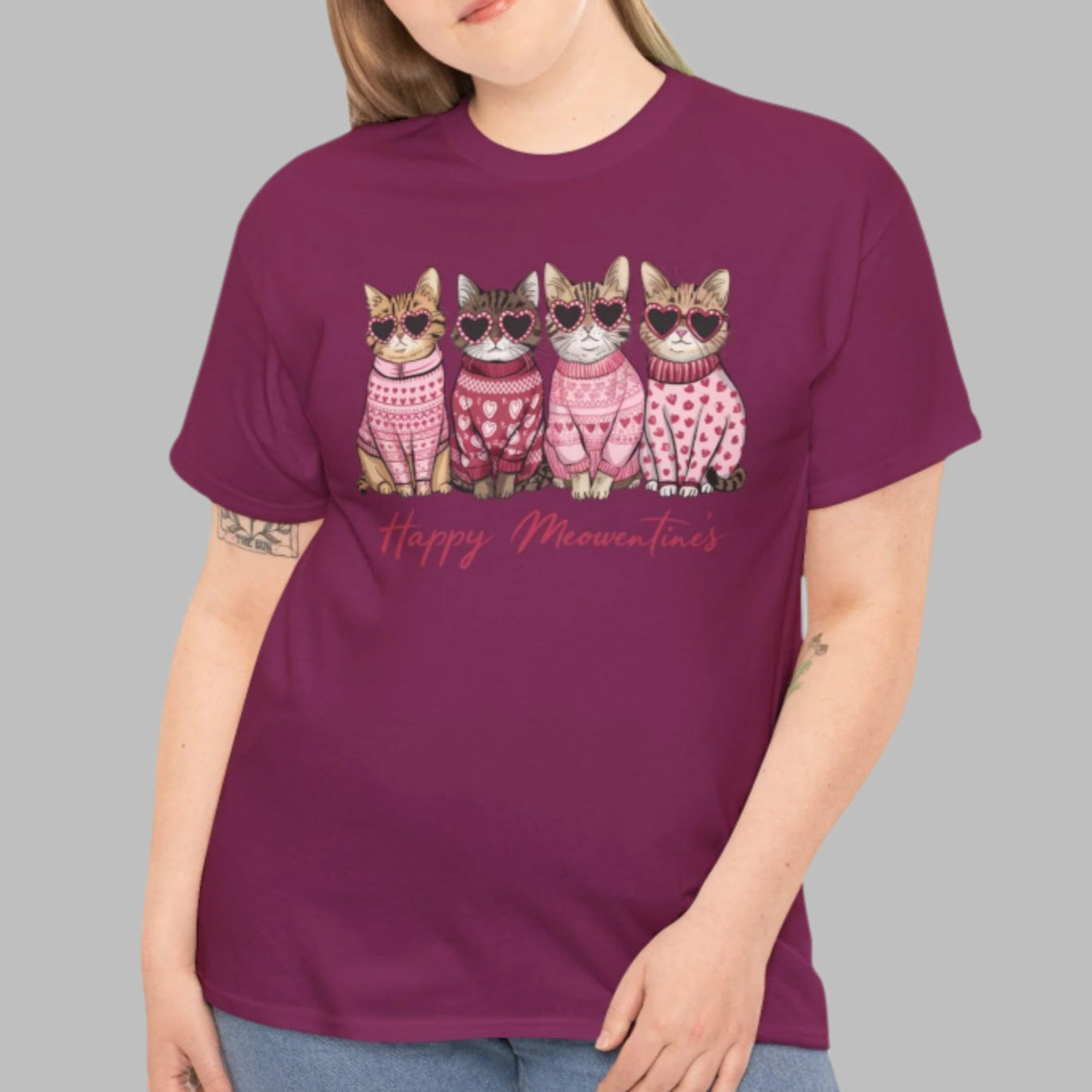 Happy Meowentine's Cotton Tee