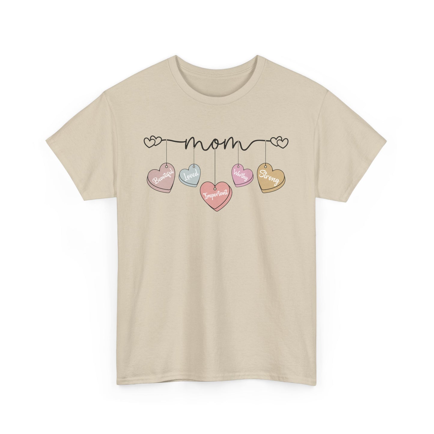 Mom, Candy Heart Tee