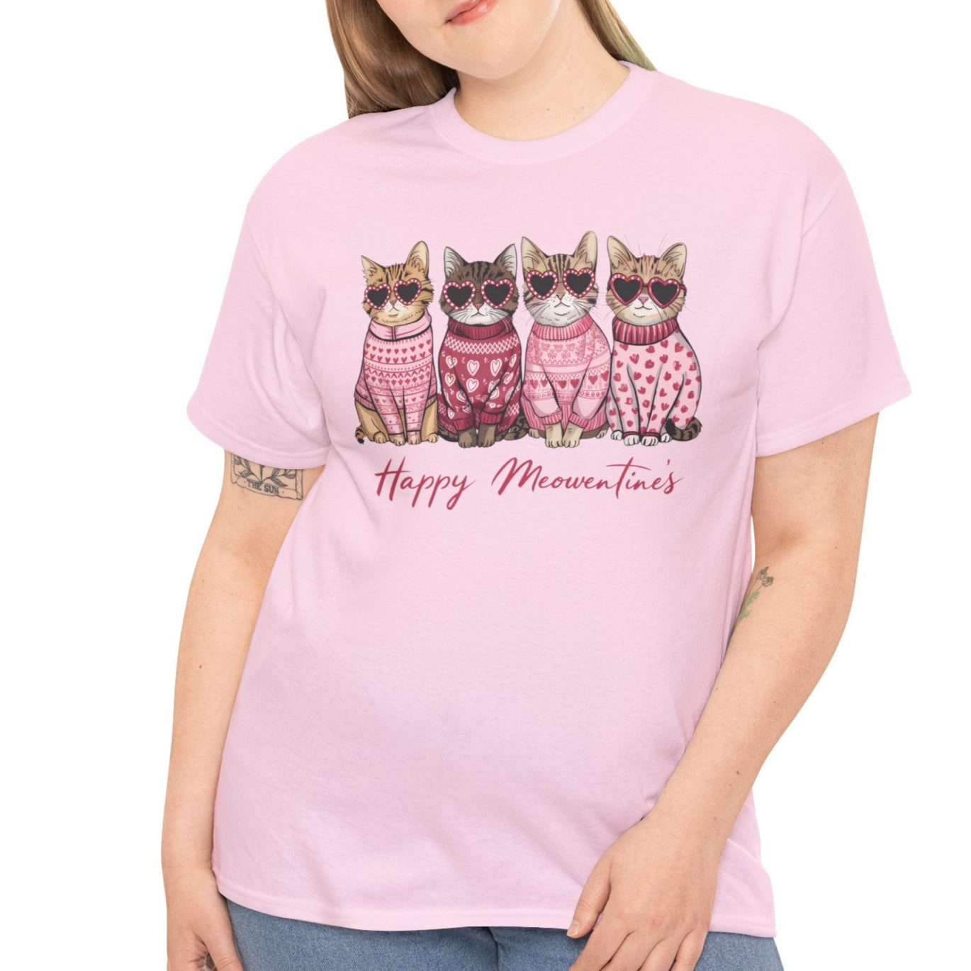 Happy Meowentine's Cotton Tee