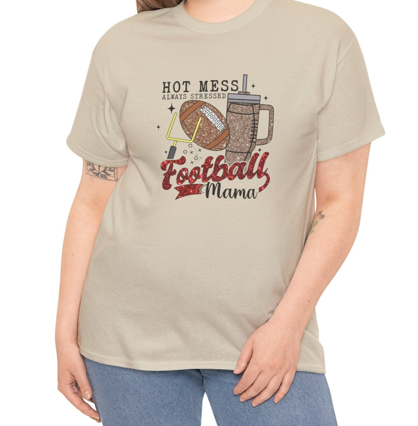 Hot Mess Football Mama Tee - Kim’s Signature Beauty & Accessories    (Store description)