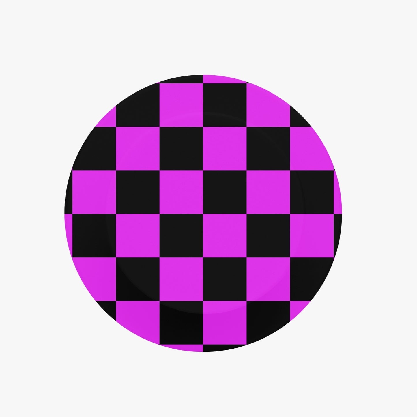 Hot Pink & Black checkered | .Magnetic Collapsible Grip And Stand - Kim’s Signature Beauty & Accessories    (Store description)