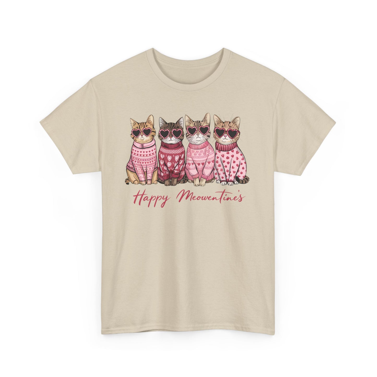 Happy Meowentine's Cotton Tee