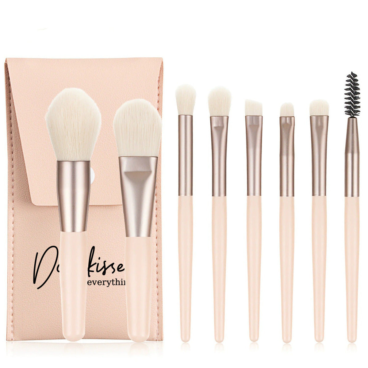 Dog kisses | Makeup Brush Set - Kim’s Signature Beauty & Accessories    (Store description)